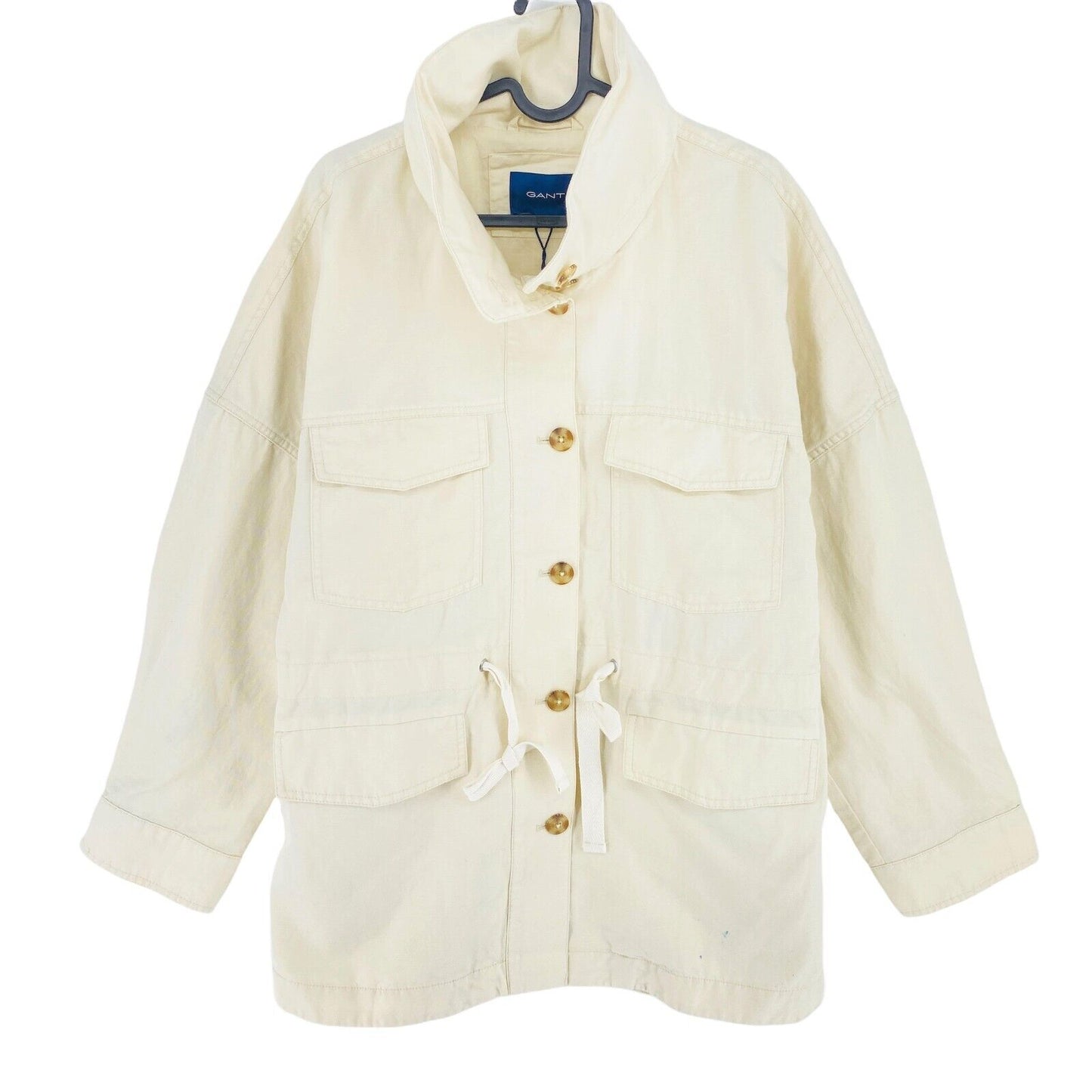 GANT Beige Cotton Linen Field Jacket Size M