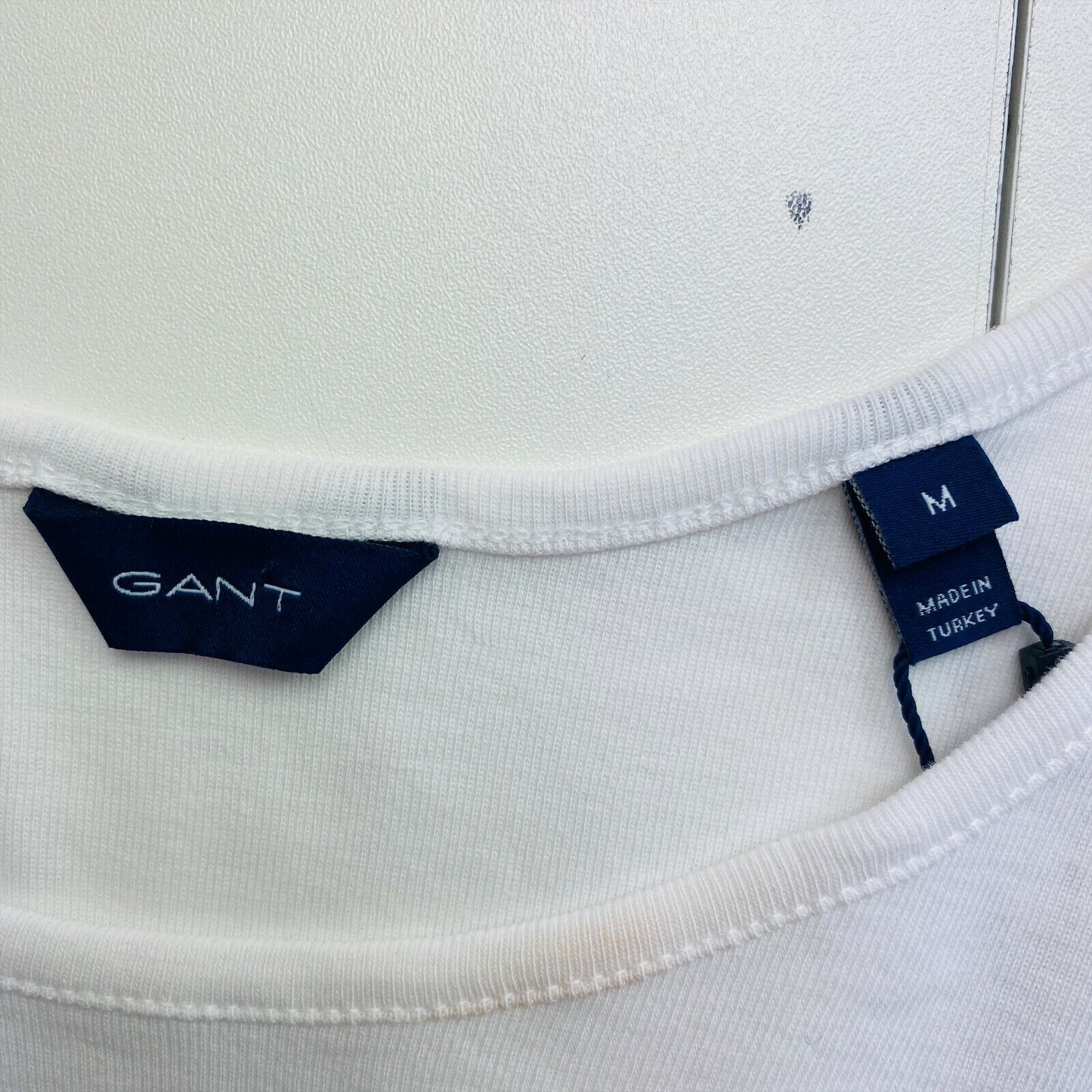 GANT Débardeur côtelé blanc Taille M