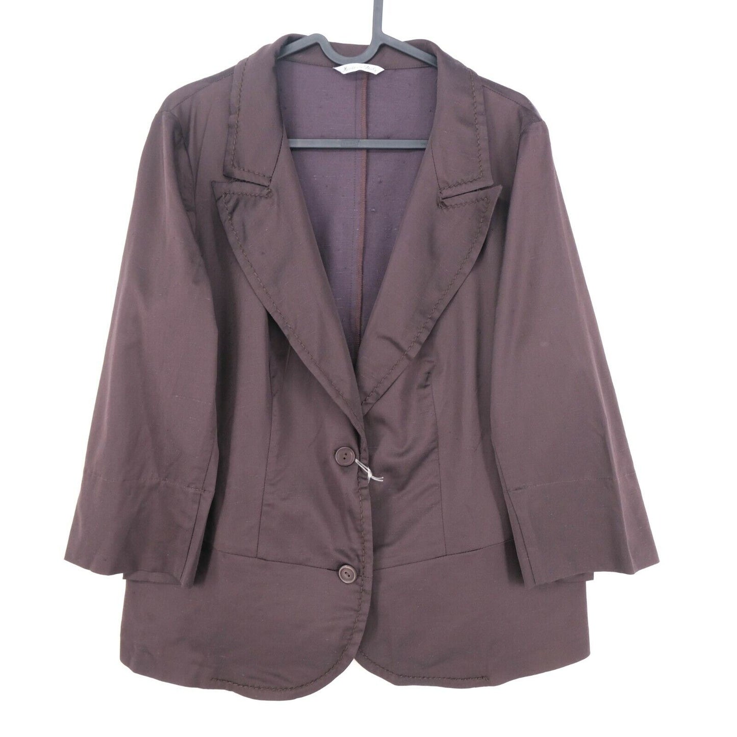 RRP €239 PERSONA Brown Yelena Jacket Blazer Size EU 38 UK 10 US 8