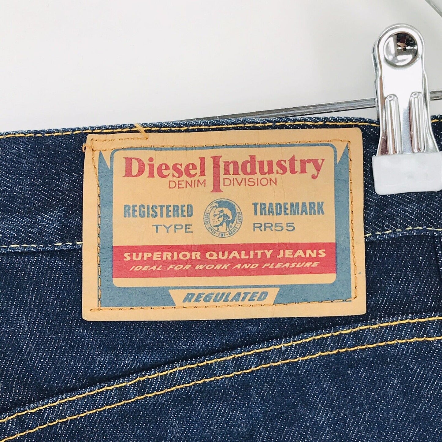 Vintage Diesel FELLOW Dark Blue Regular Straight Fit Jeans W29 L32 Made In Italy