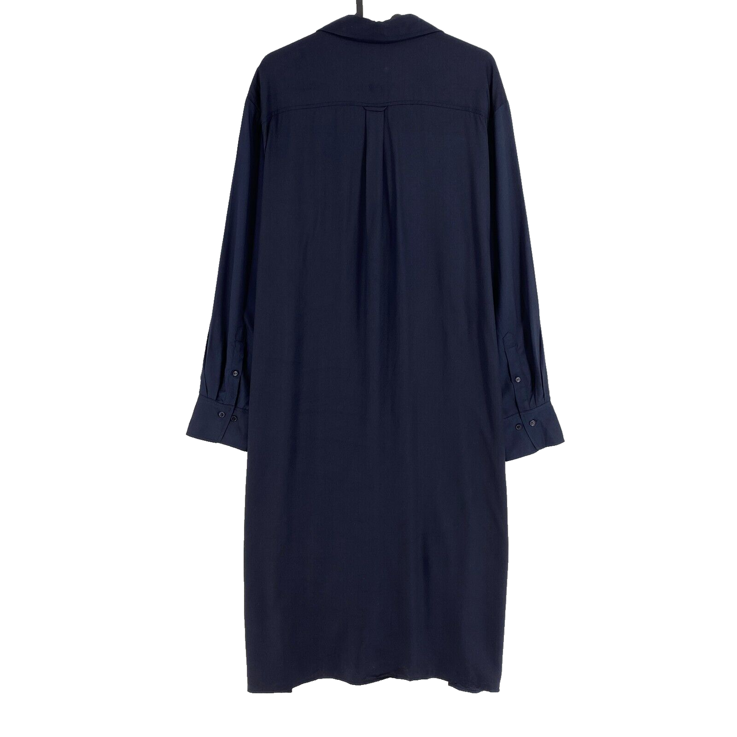 GANT Navy Blue Long Sleeves A Line Shirt Dress Size EU 40 UK 12 US 10