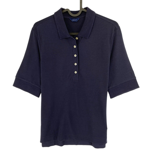 GANT Polo piqué bleu marine taille M