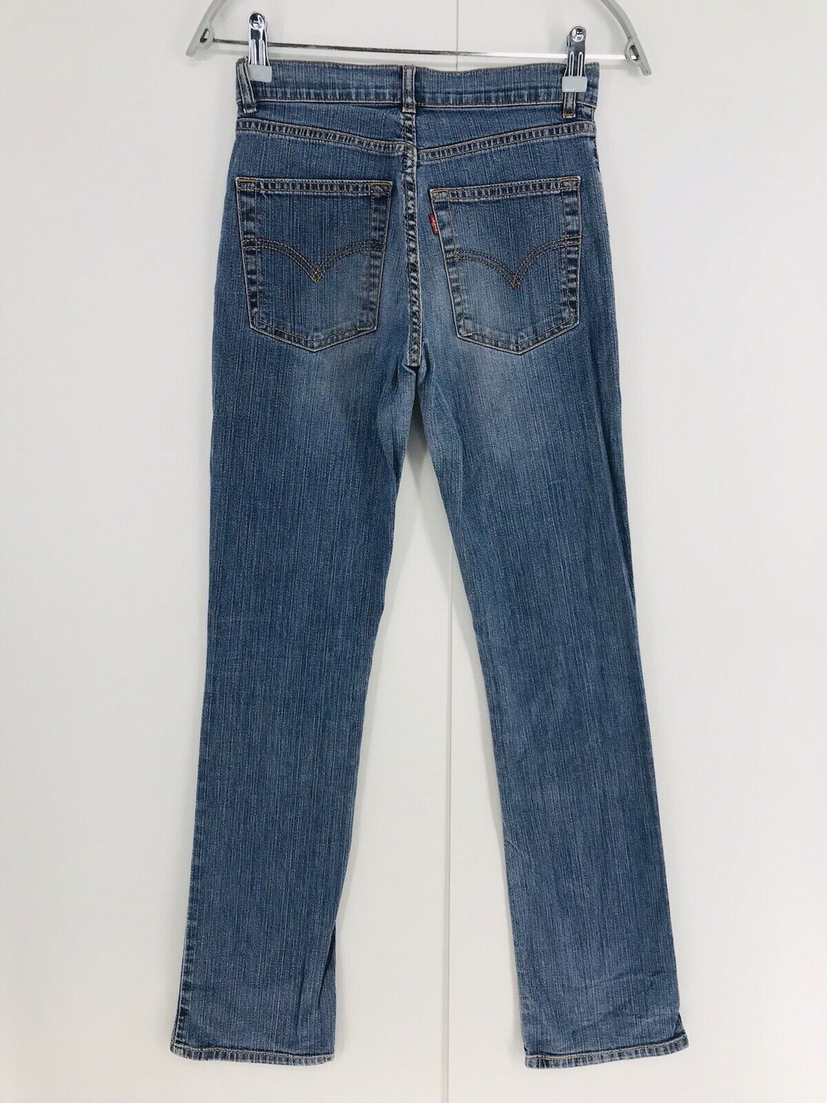 Vintage Levi's 595 04 Women Blue Slight Bootcut Regular Fit Jeans Size W26 L32