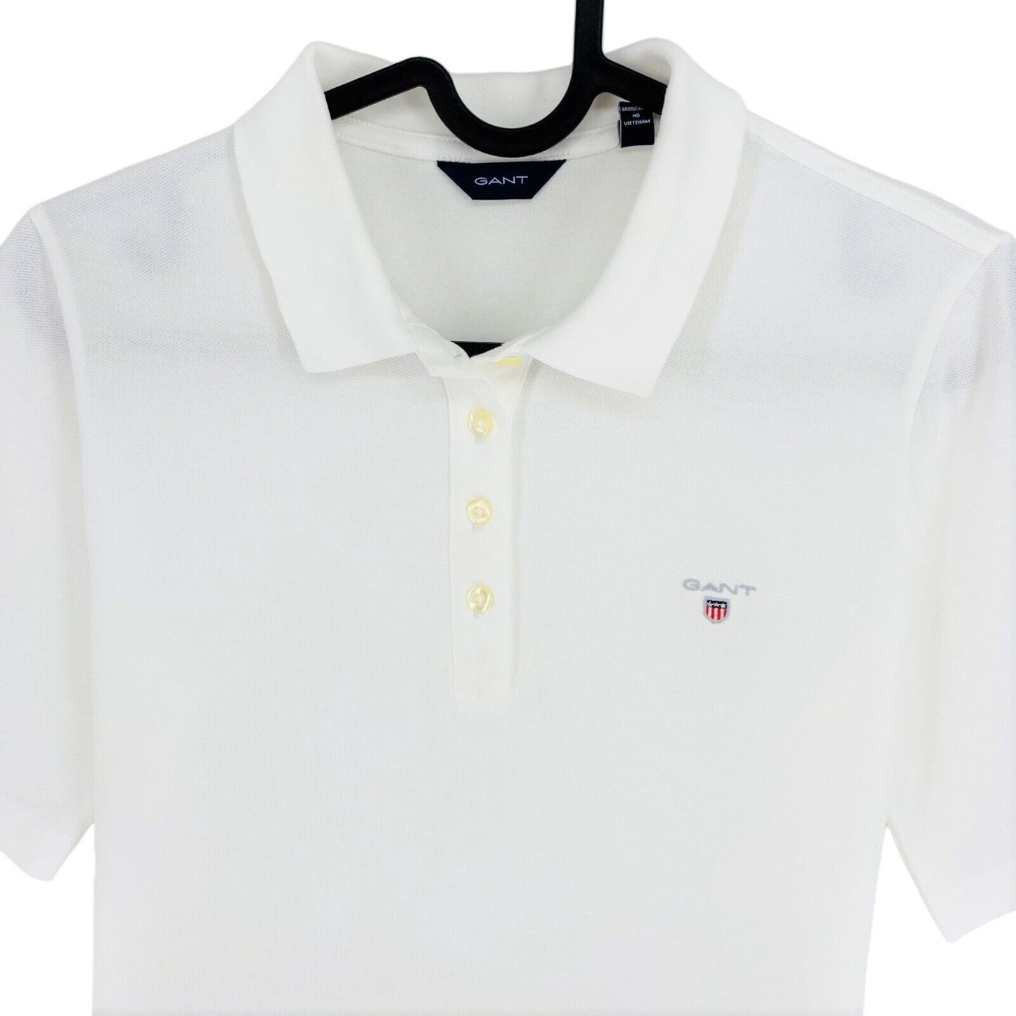 GANT Weißes Original Piqué-Poloshirt, Größe S