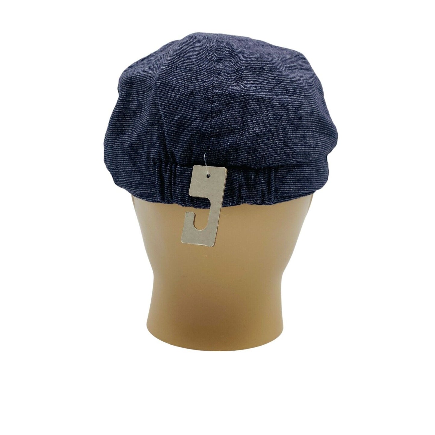 Camel Active Mens Blue Logo Linen Blend Flat Cap Hat Size L