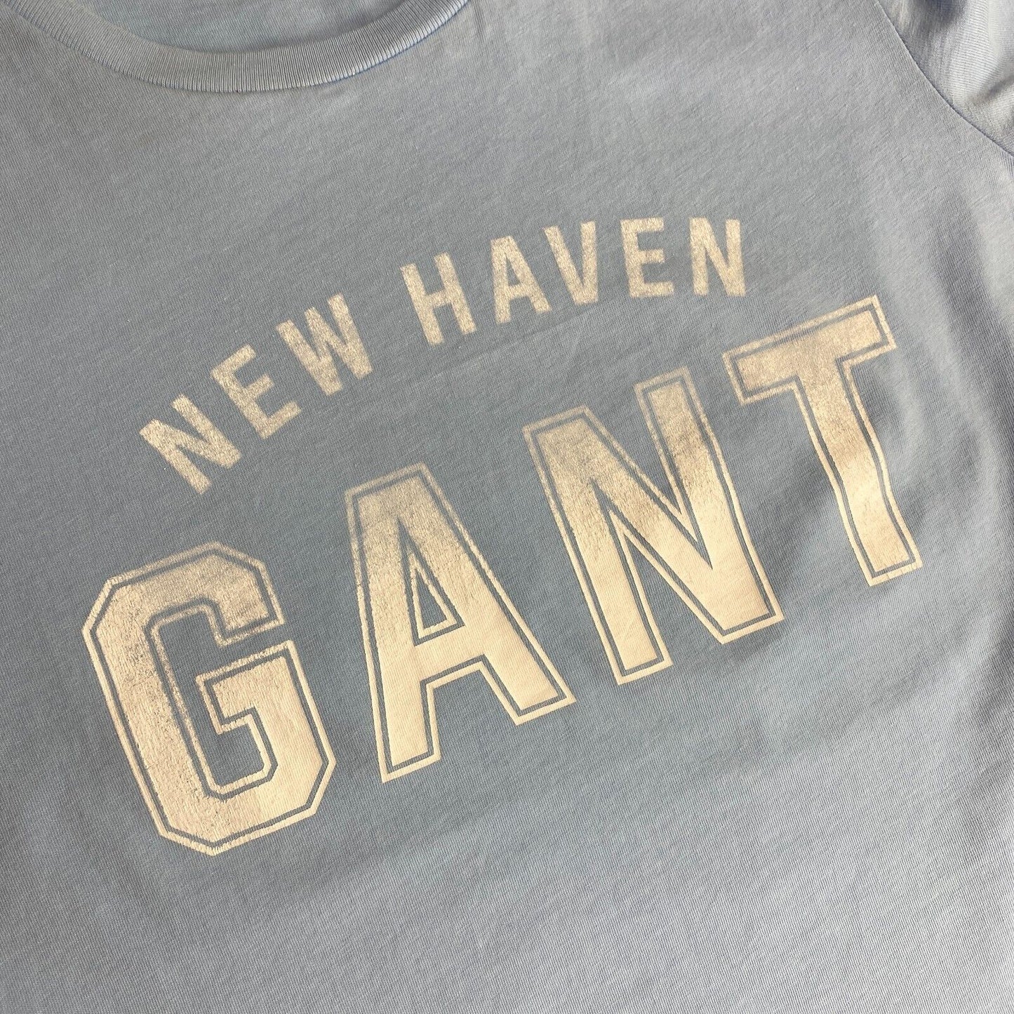 GANT Blue Logo Crew Neck T Shirt Size XS