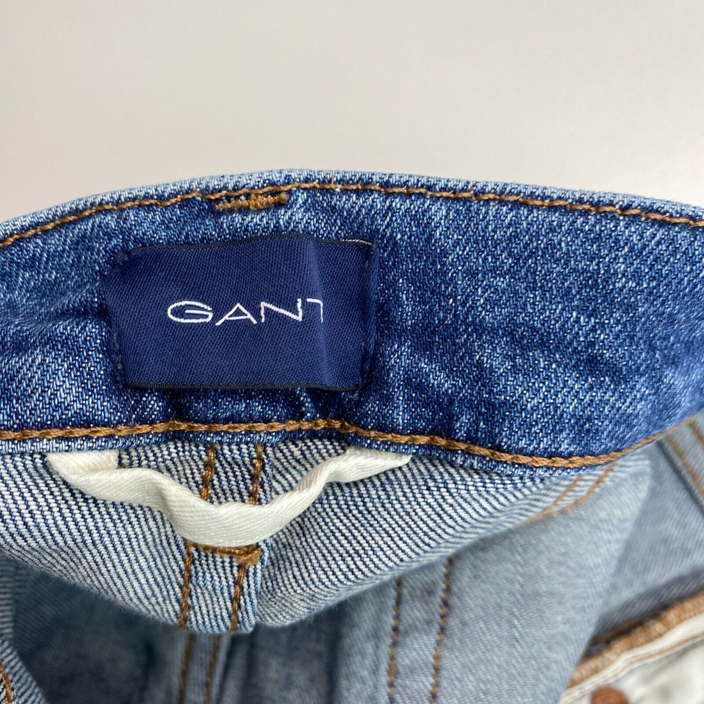 GANT Blue Regular Fit Jeans Size W32 L34