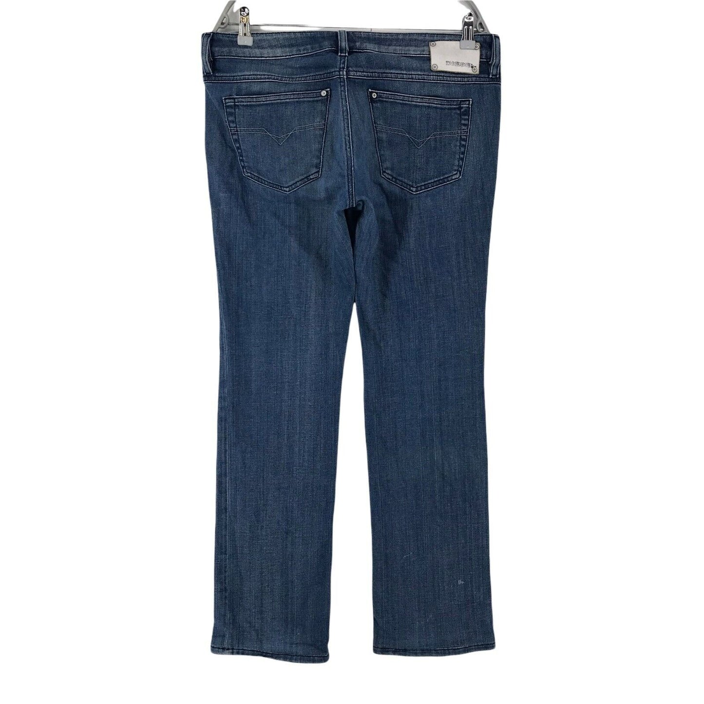 Diesel RONHARY Damen Blaue Stretch-Jeans in Slim Straight Fit W31 L32