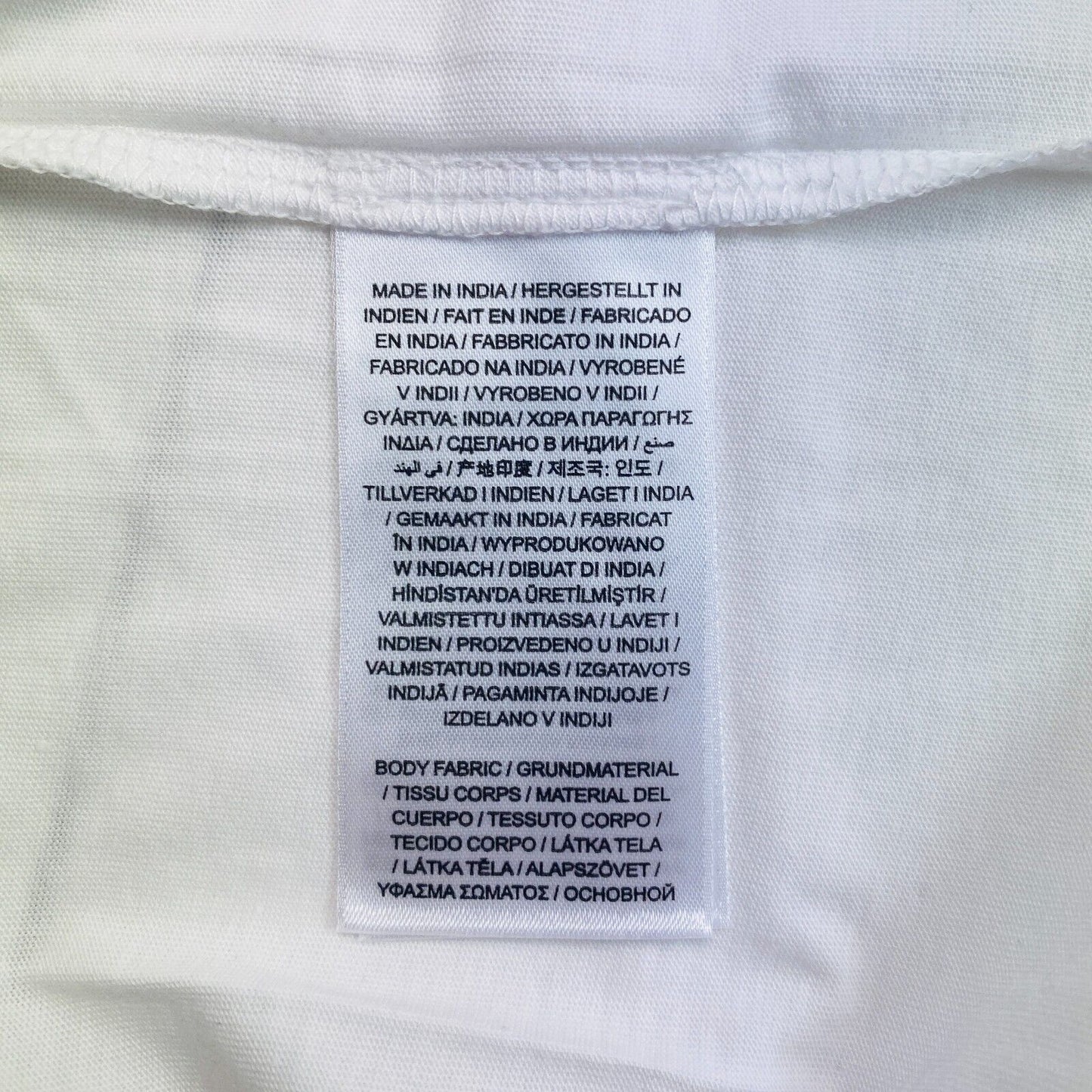 GANT Women White Tonal Archive Shield SS Crew Neck T Shirt Size XS