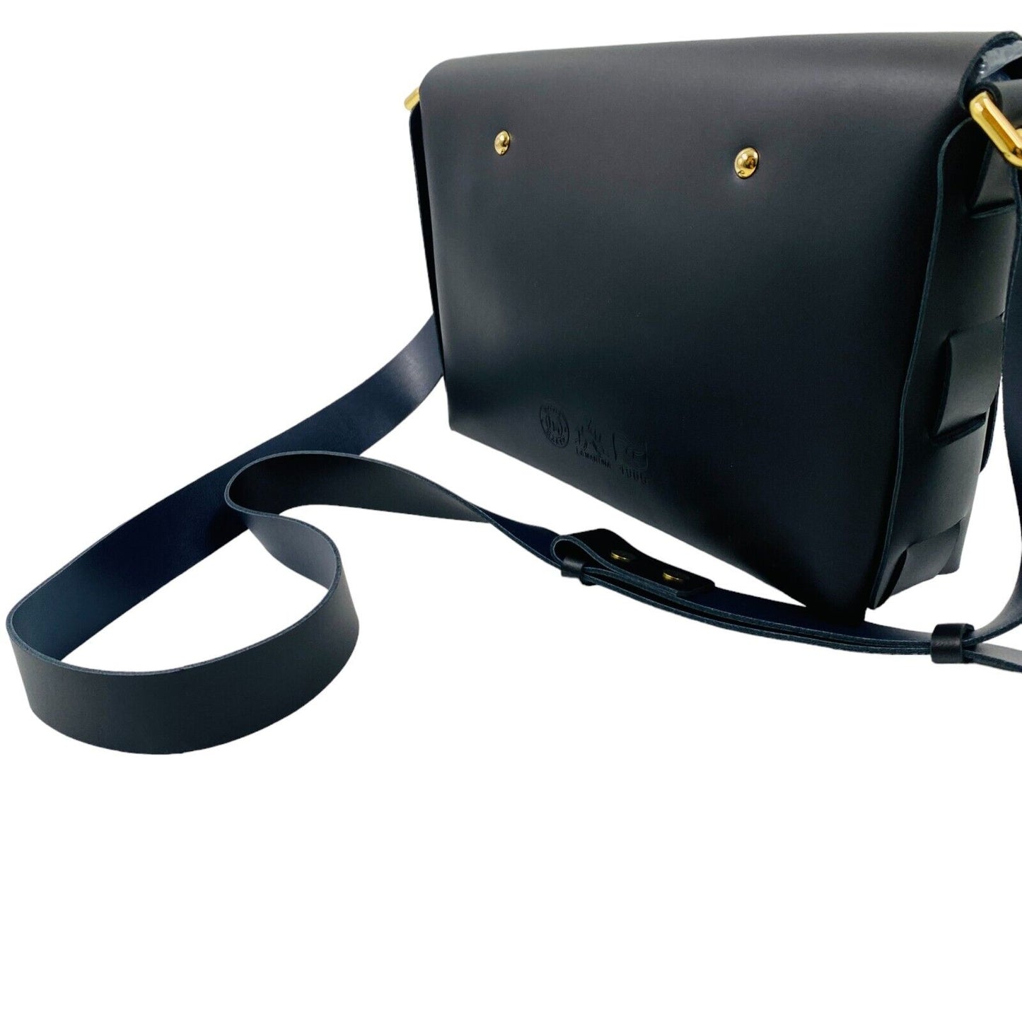 La Martina – Umhängetasche, Handtasche, 100 % Leder, Schwarz