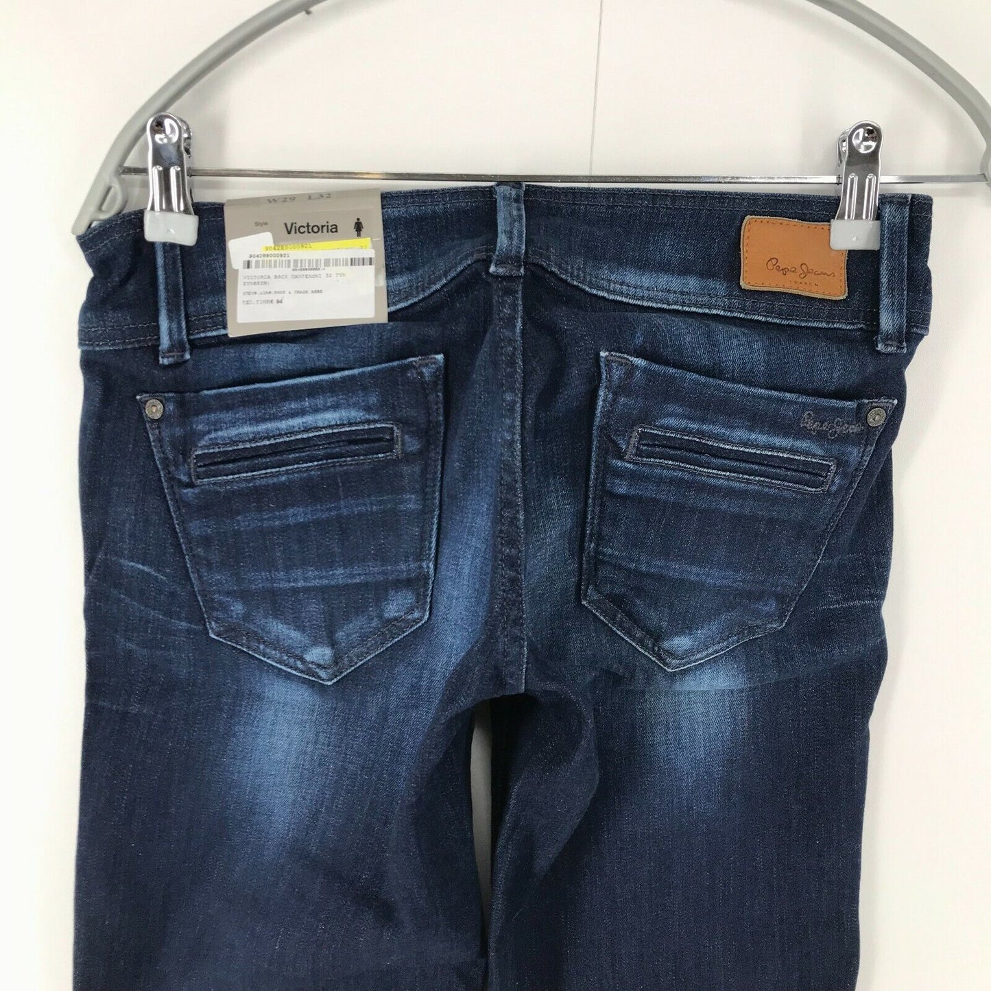 Pepe Jeans VICTORIA Damen Jeans Slim Fit Blau W29 L32