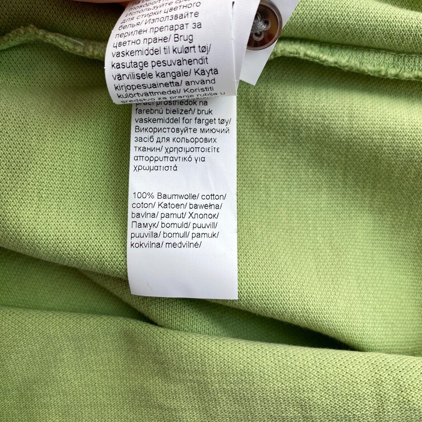 Camel Active Grünes Piqué-Poloshirt SS Größe XS