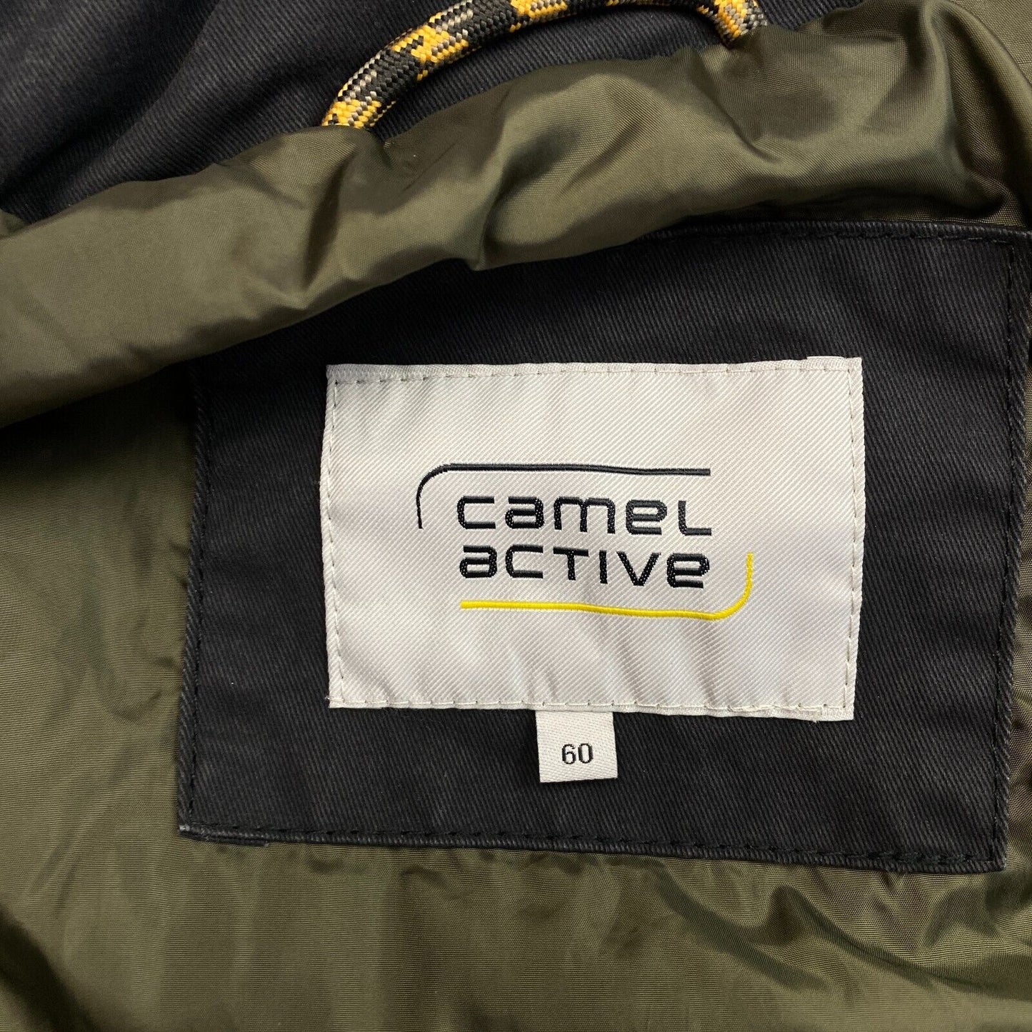 CAMEL ACTIVE Men Dark Grey Padded Jacket Coat Size EU 60 UK/US 50