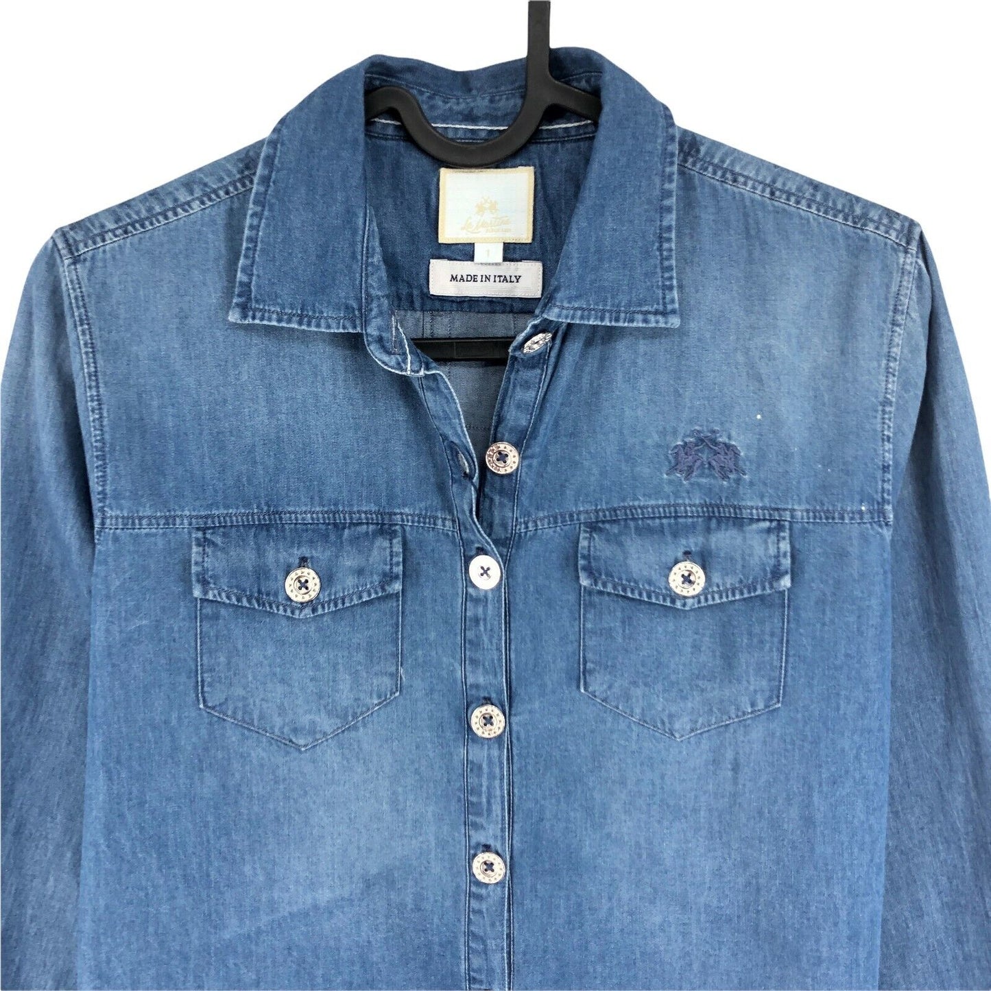 LA MARTINA Blue Denim Shirt Size 1 / S