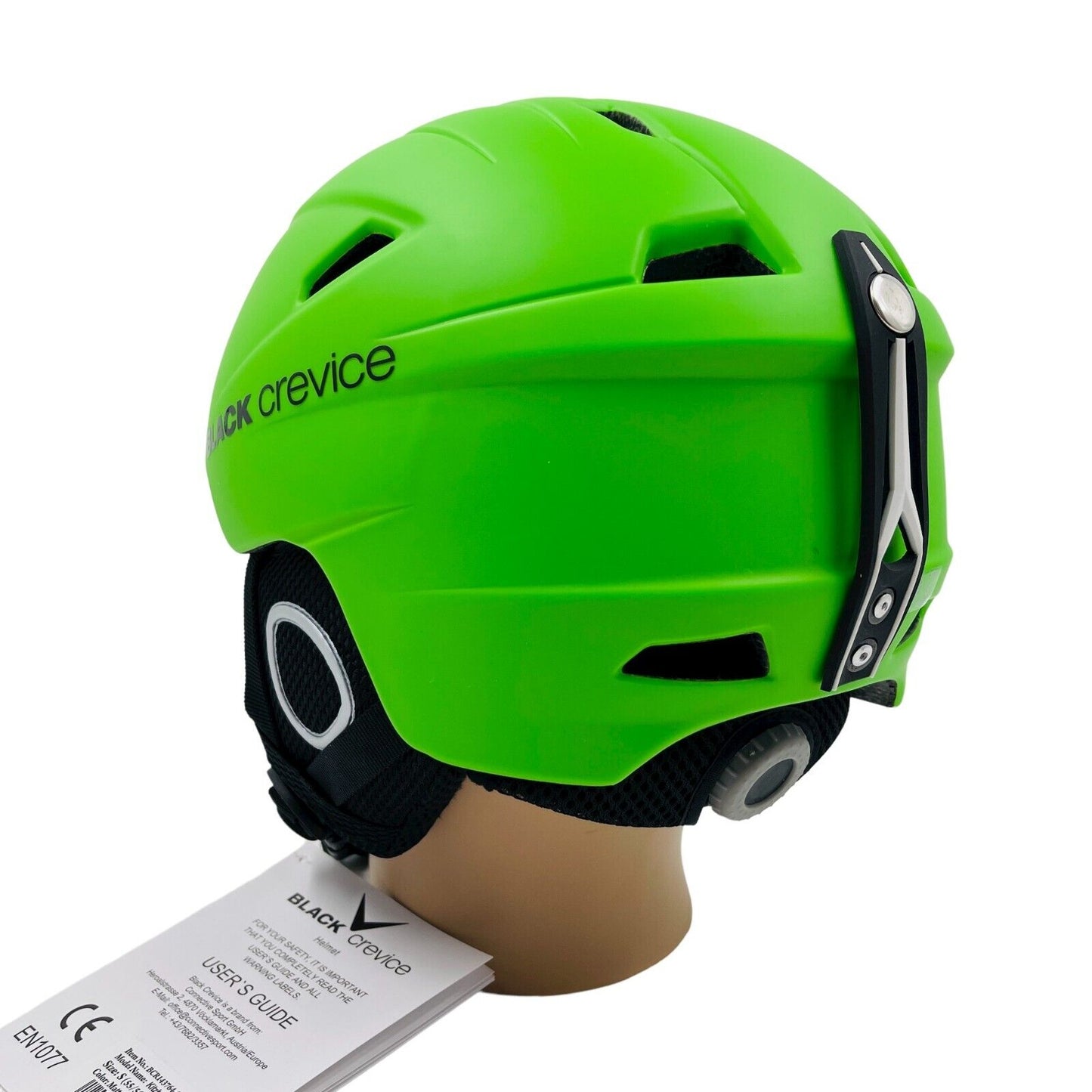 Casque de ski Black Crevice Matt Green Taille S 55 - 56 cm