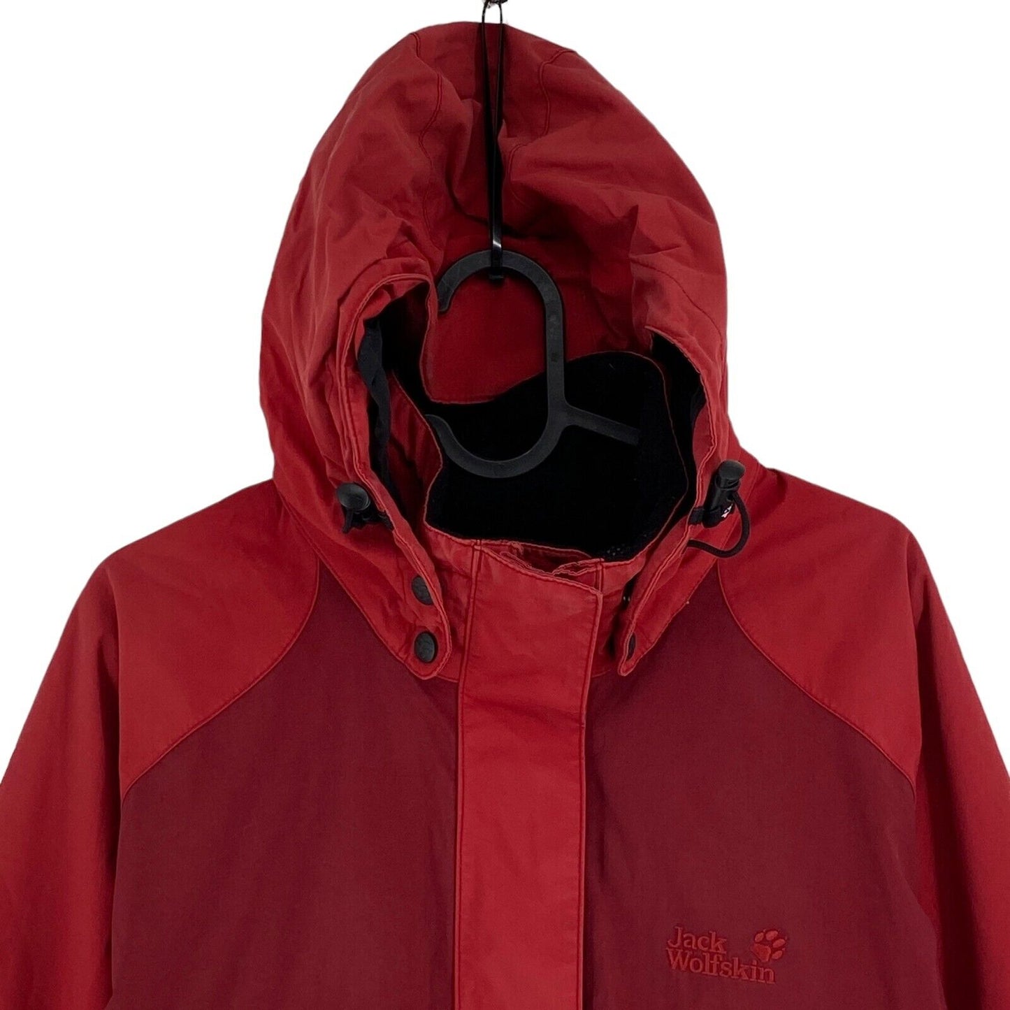 Jack Wolfskin Texapore Veste à capuche rouge foncé Manteau Taille M