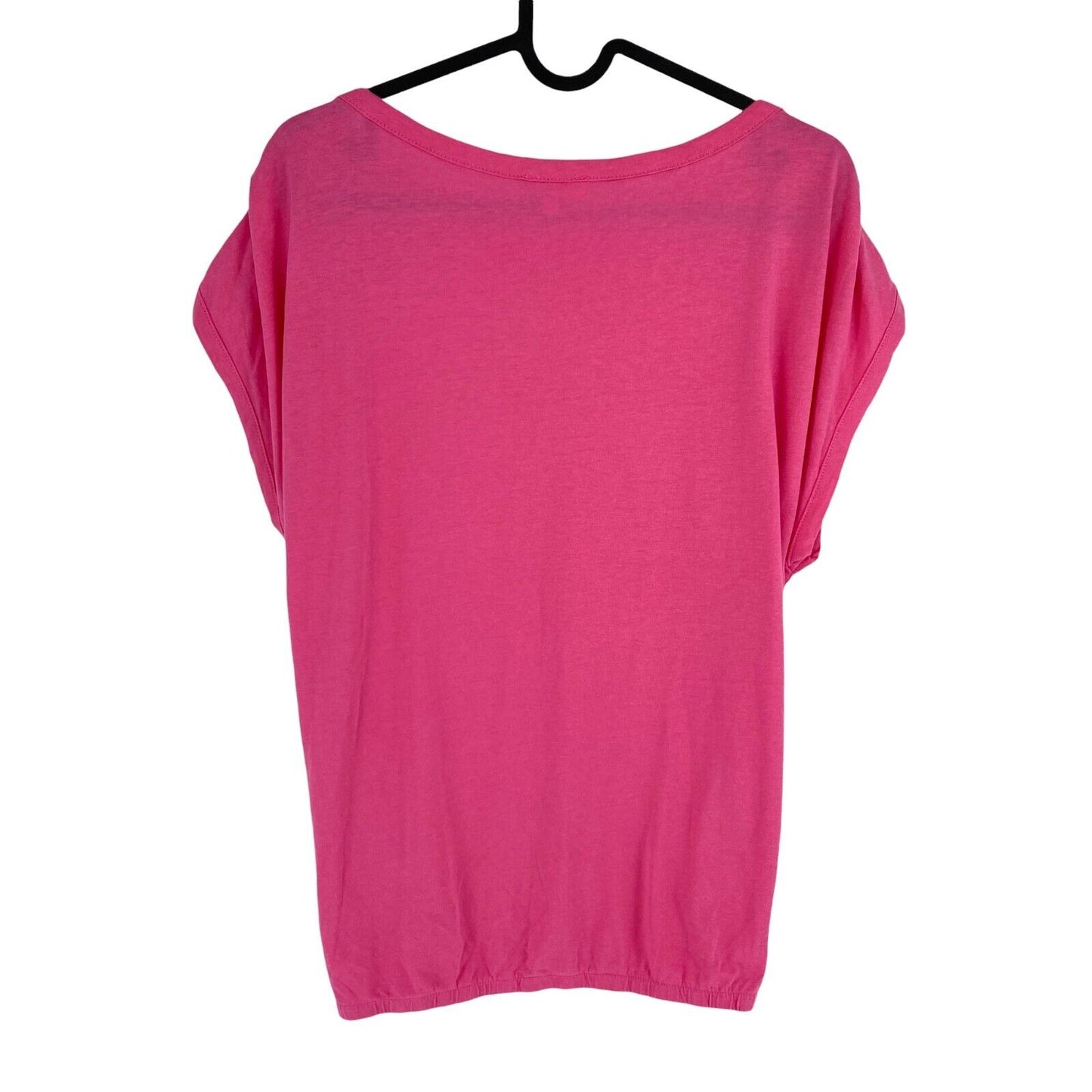 s.Oliver Women Pink Crew Neck Short Sleeves T Shirt Size EU 38 UK 10 US 8