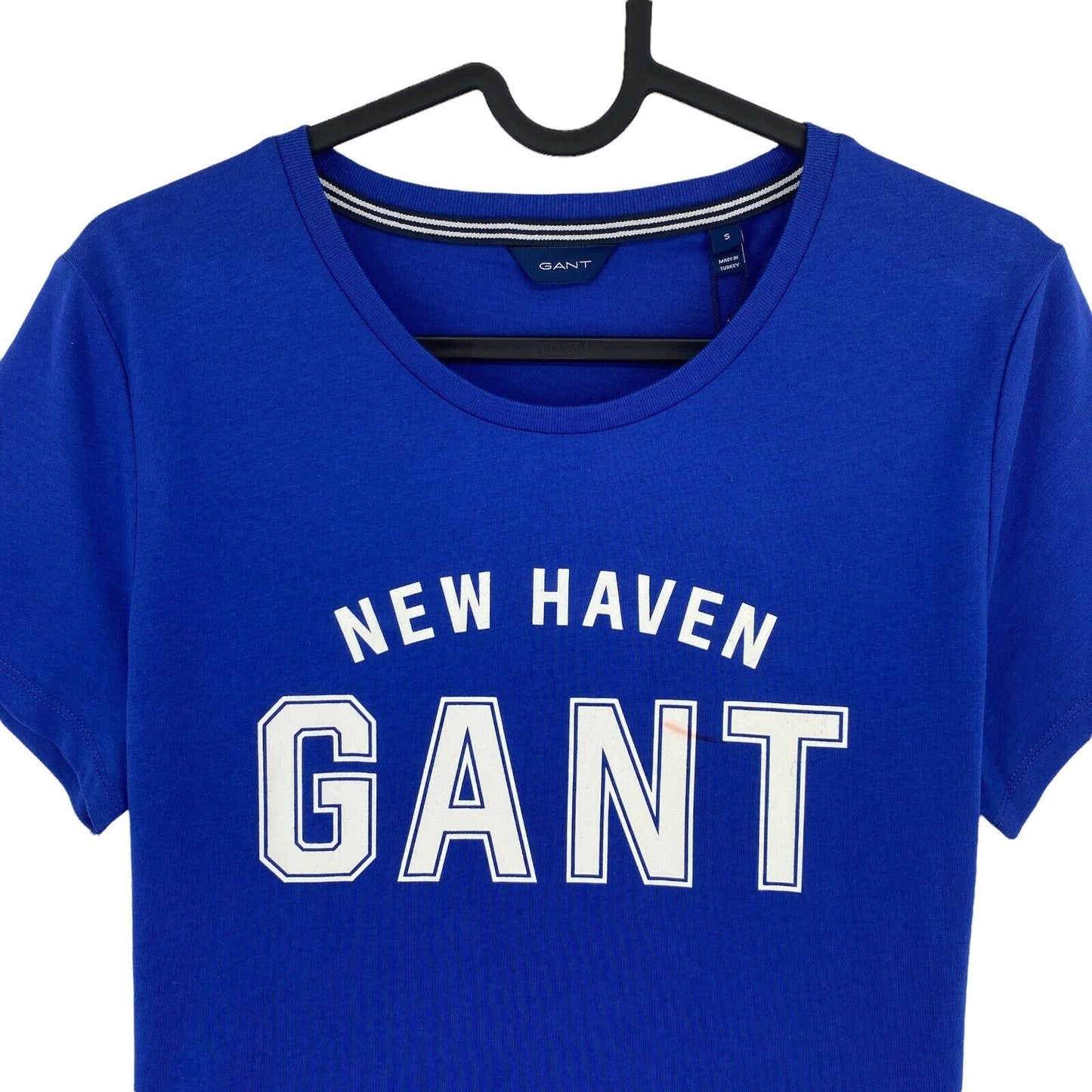 GANT Navy Blue Logo Crew Neck T Shirt Top Size S