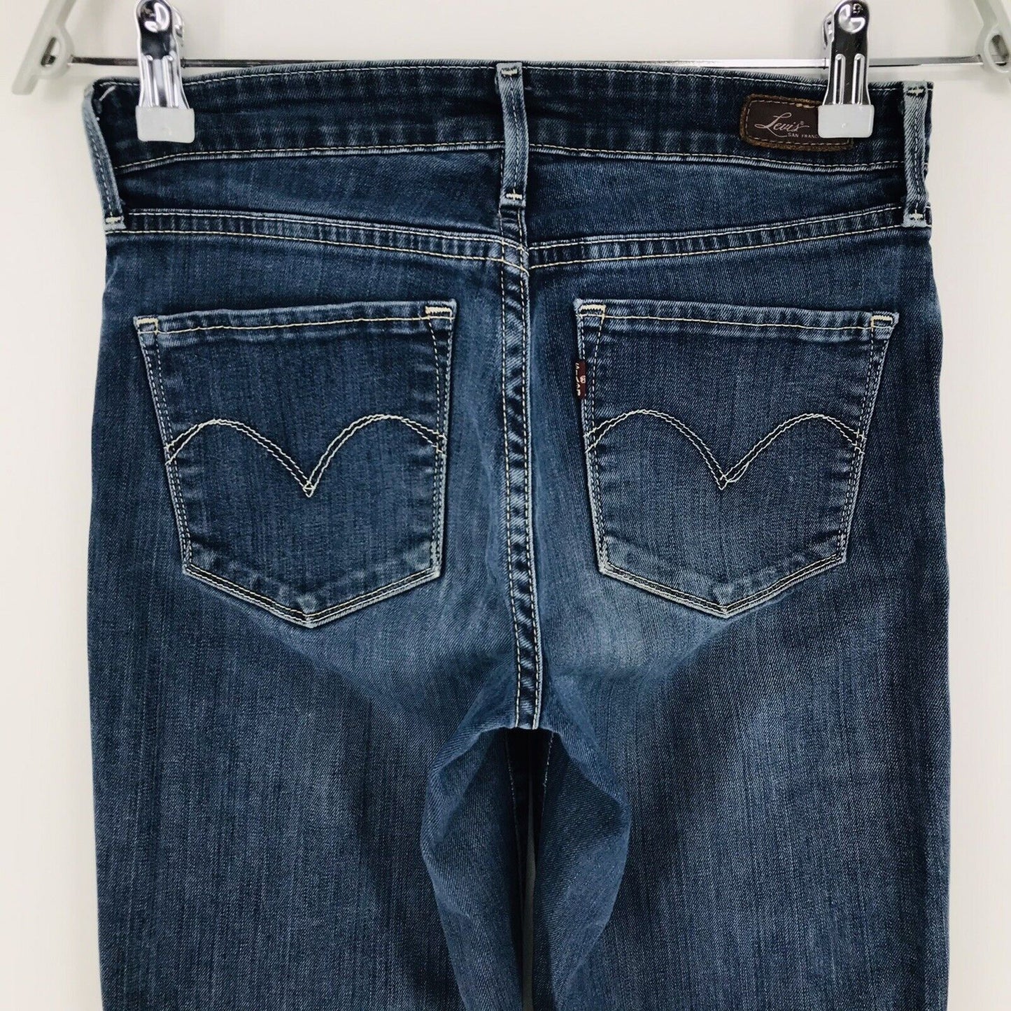 Vintage Levi's Demi Curve Women Blue Classic Rise Straight Fit Jeans W27 L32