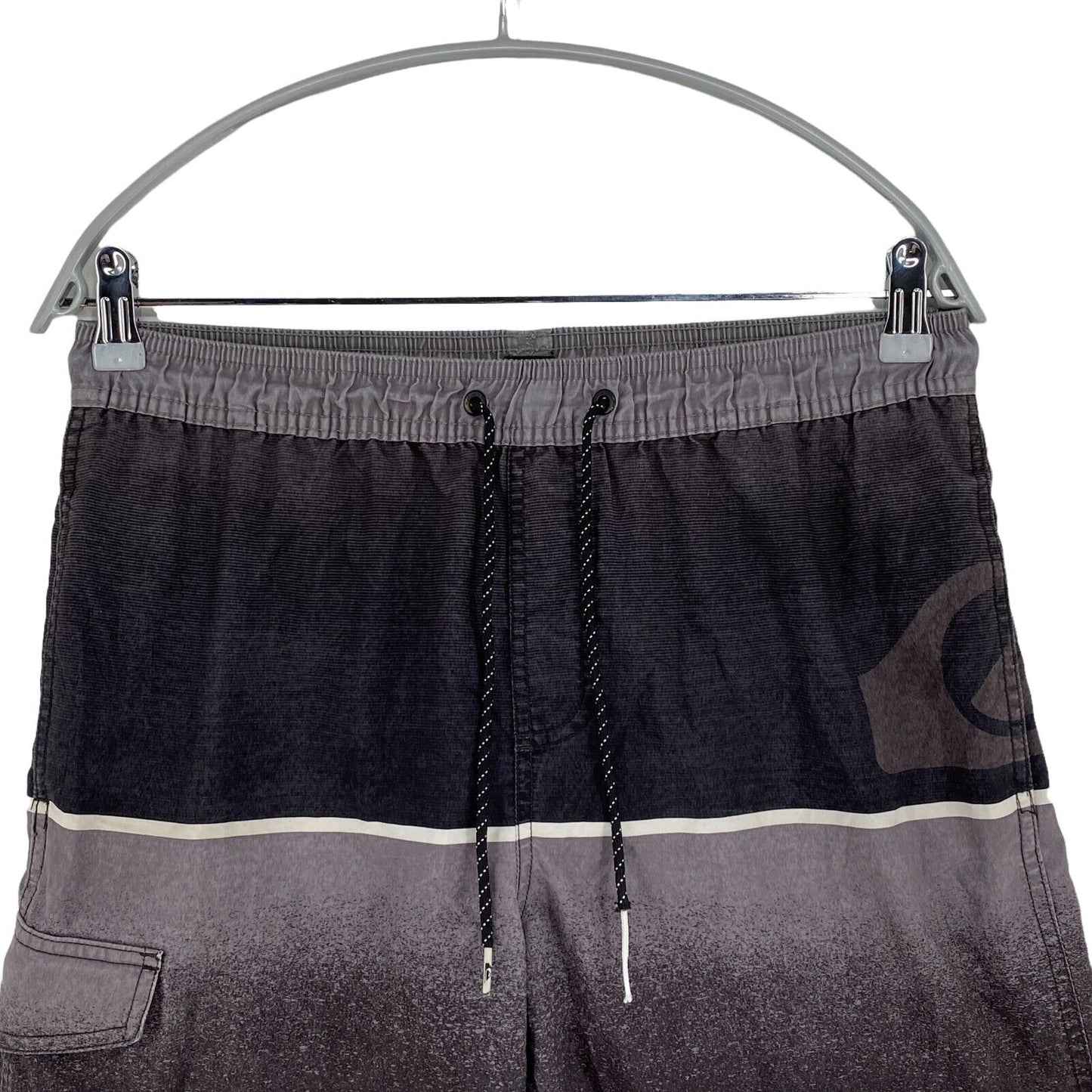 QUIKSILVER Dark Grey Swimwear Swimming Trunks Shorts Size 16 Years 176 Cm