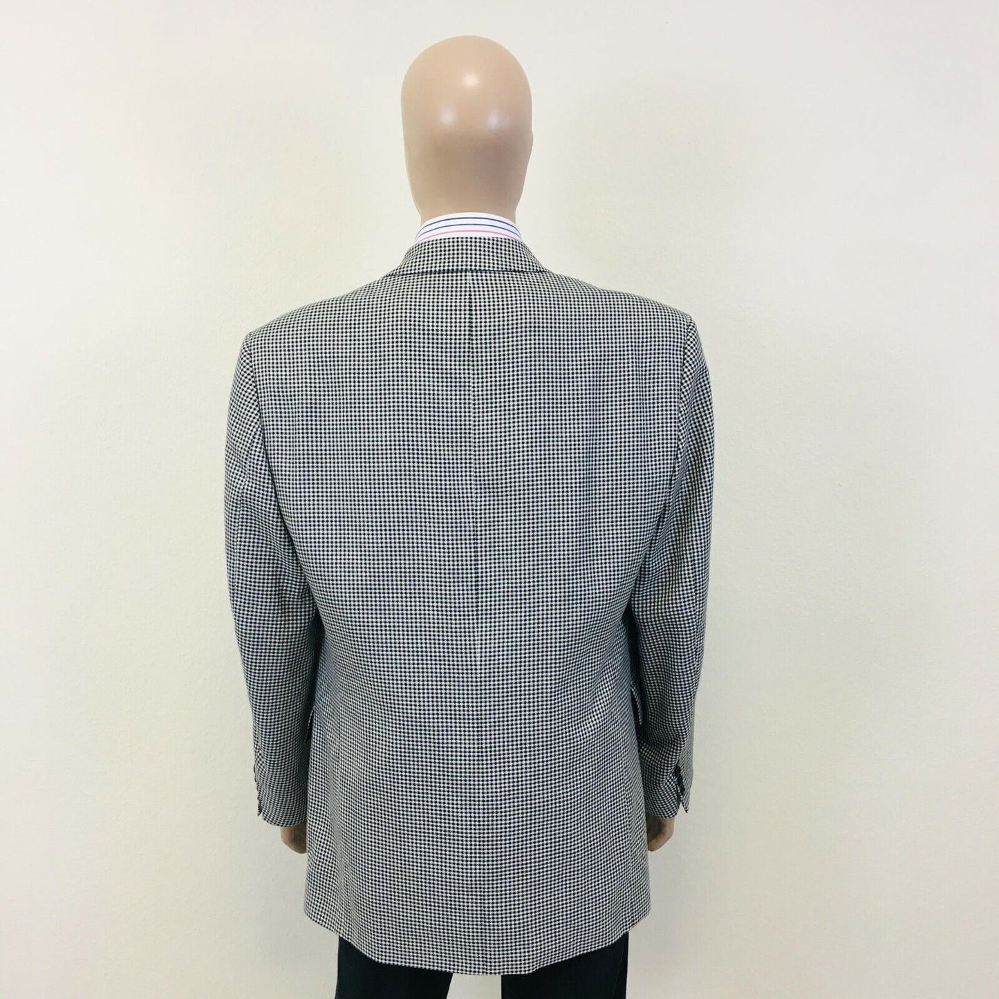 Odermark Grey Wool & Silk Blend Blazer Jacket Size EUR 54 US UK 44