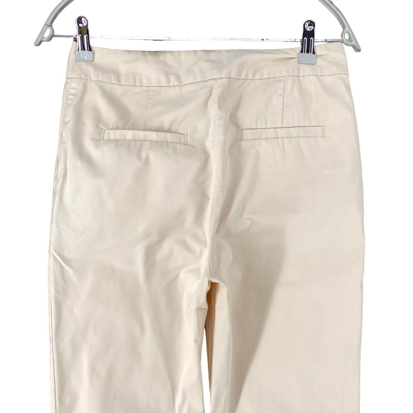 GANT Women Beige Regular Straight Fit Chino Trousers EUR 34 UK 6 US 4 W27