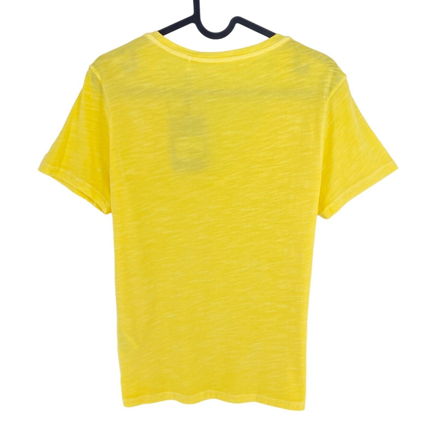 GANT T-shirt jaune délavé à col en V Taille S