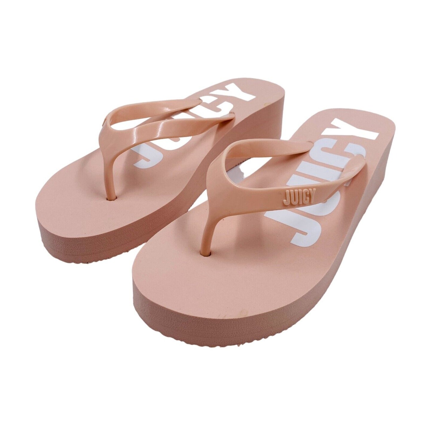 JUICY COUTURE Pink Women Beach Sandals Flip-Flops Size EU 37 UK 4 US 7