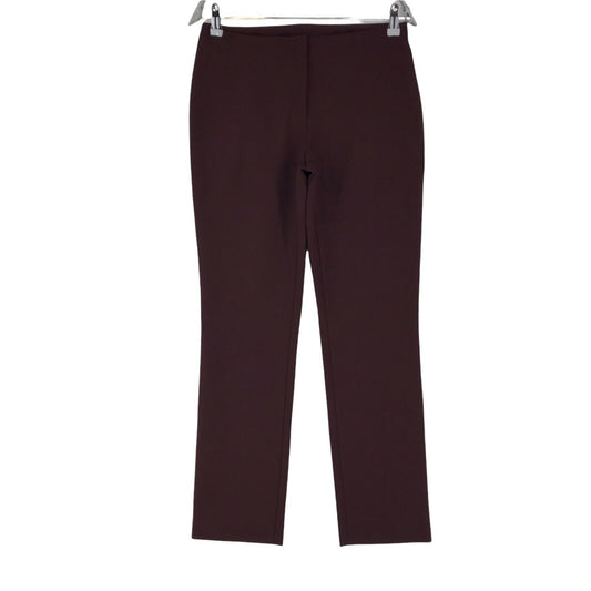 UNITED COLORS OF BENETTON Women Dark Cherry Red Regular Fit Trousers EU 42 W28