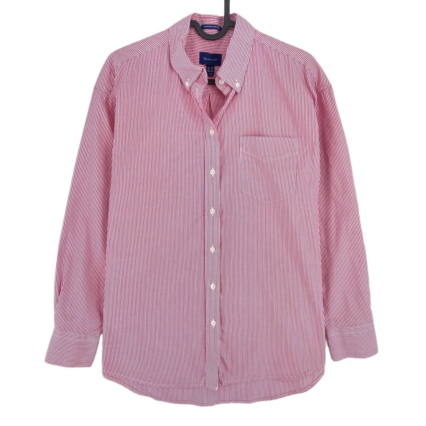 GANT Pink Striped Pinpoint Oxford Shirt Size EU 36 UK 8 US 6