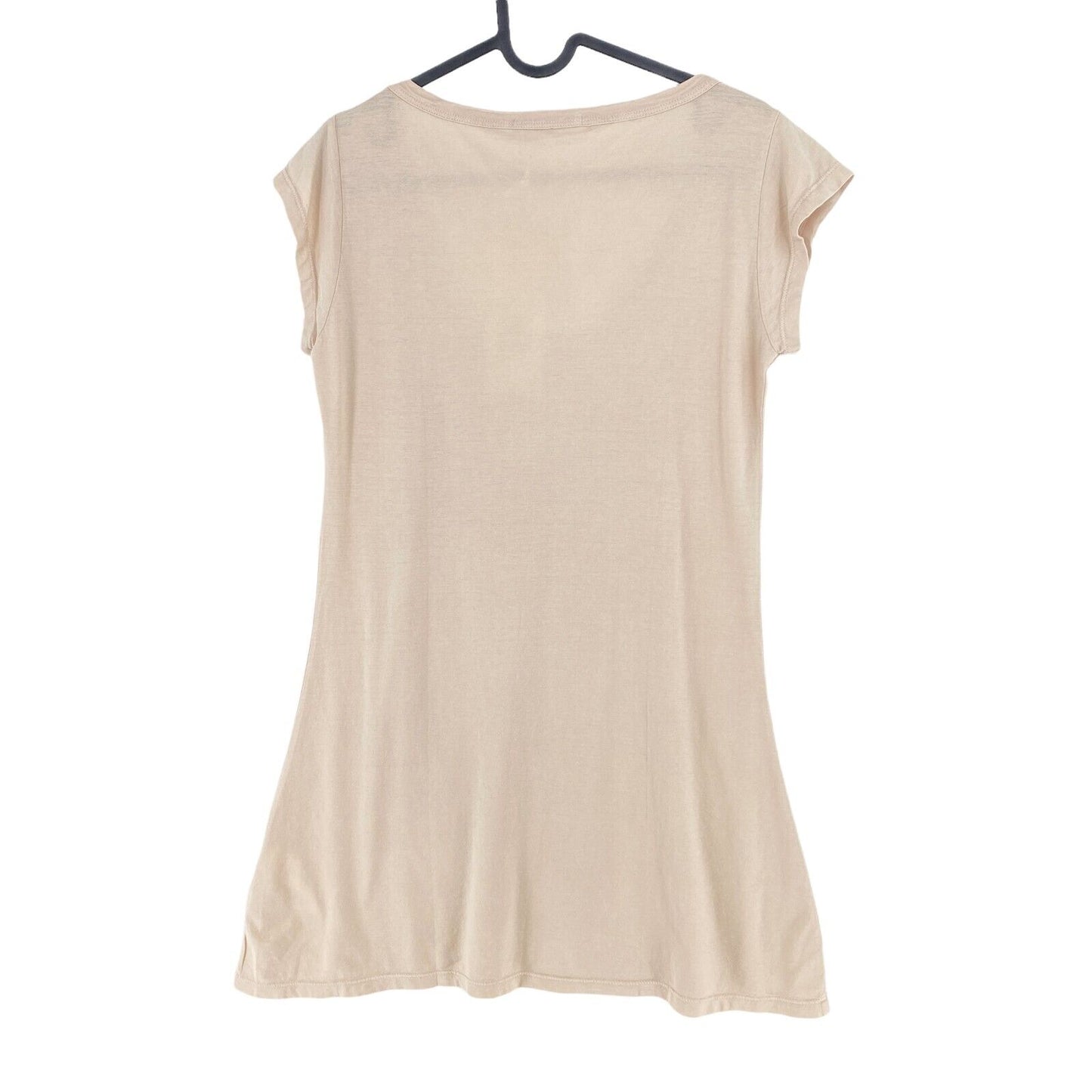 SEXY WOMAN Light Brown Scoop Neck T Shirt Blouse Size S