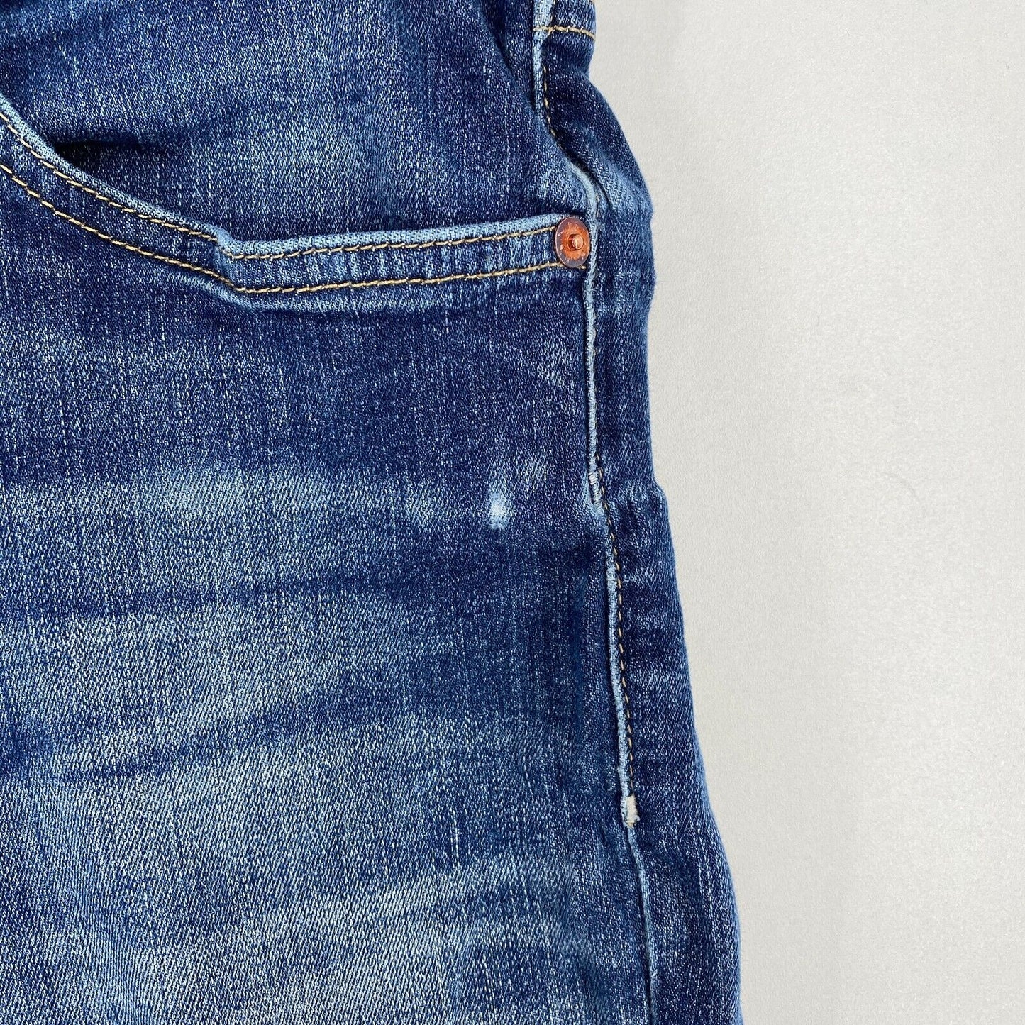 GANT MAXEN Blue Extra Slim Fit Distressed Jeans W33 L34