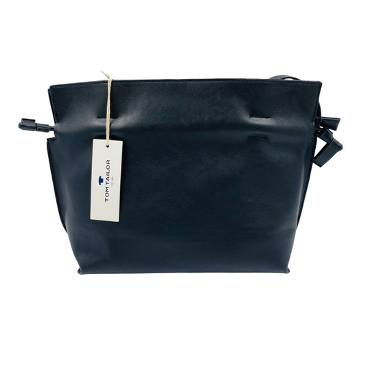 TOM TAILOR Women Black Eco Leather Shoulder Bag