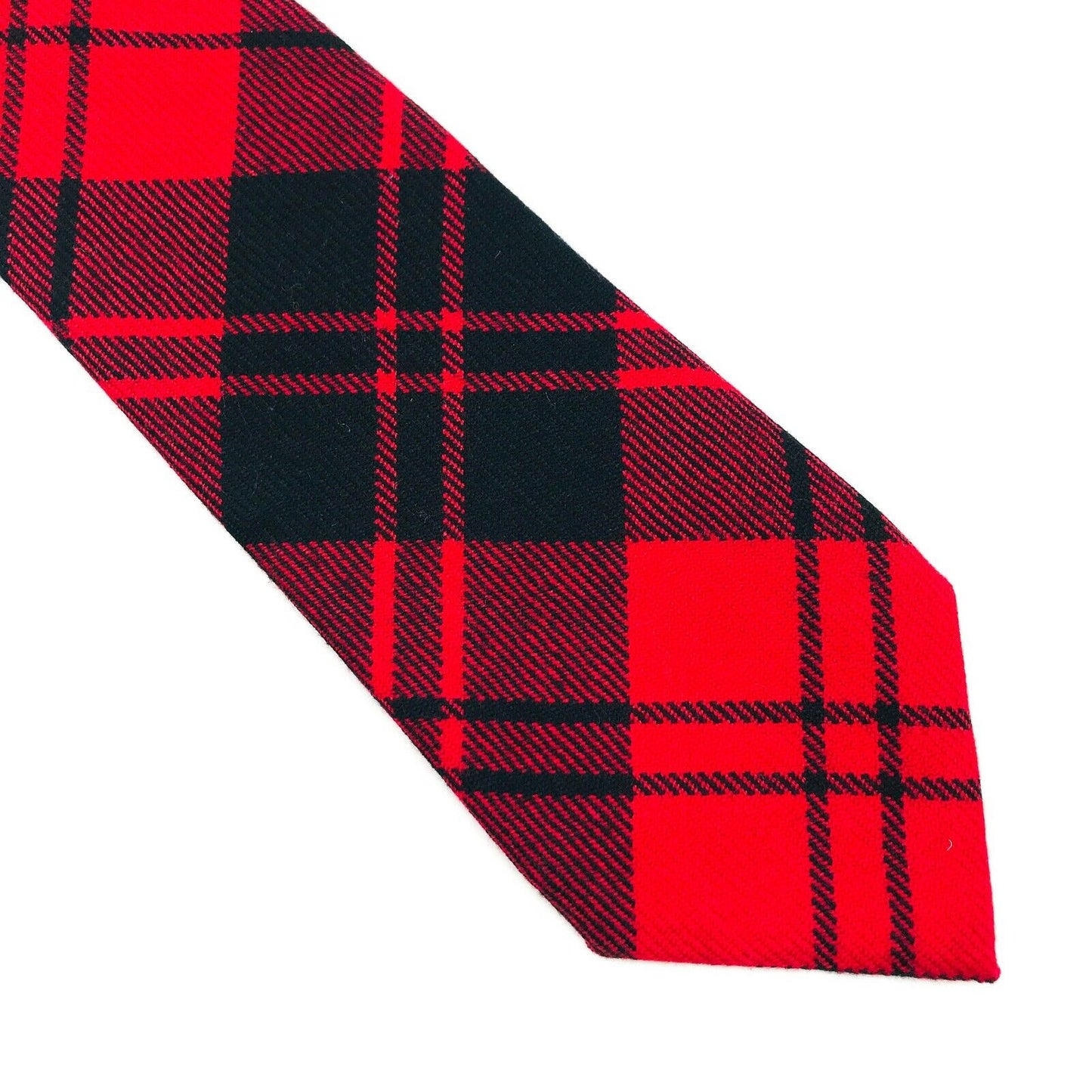 GANT Red 100% Wool Handsewn Tie Made In Italy