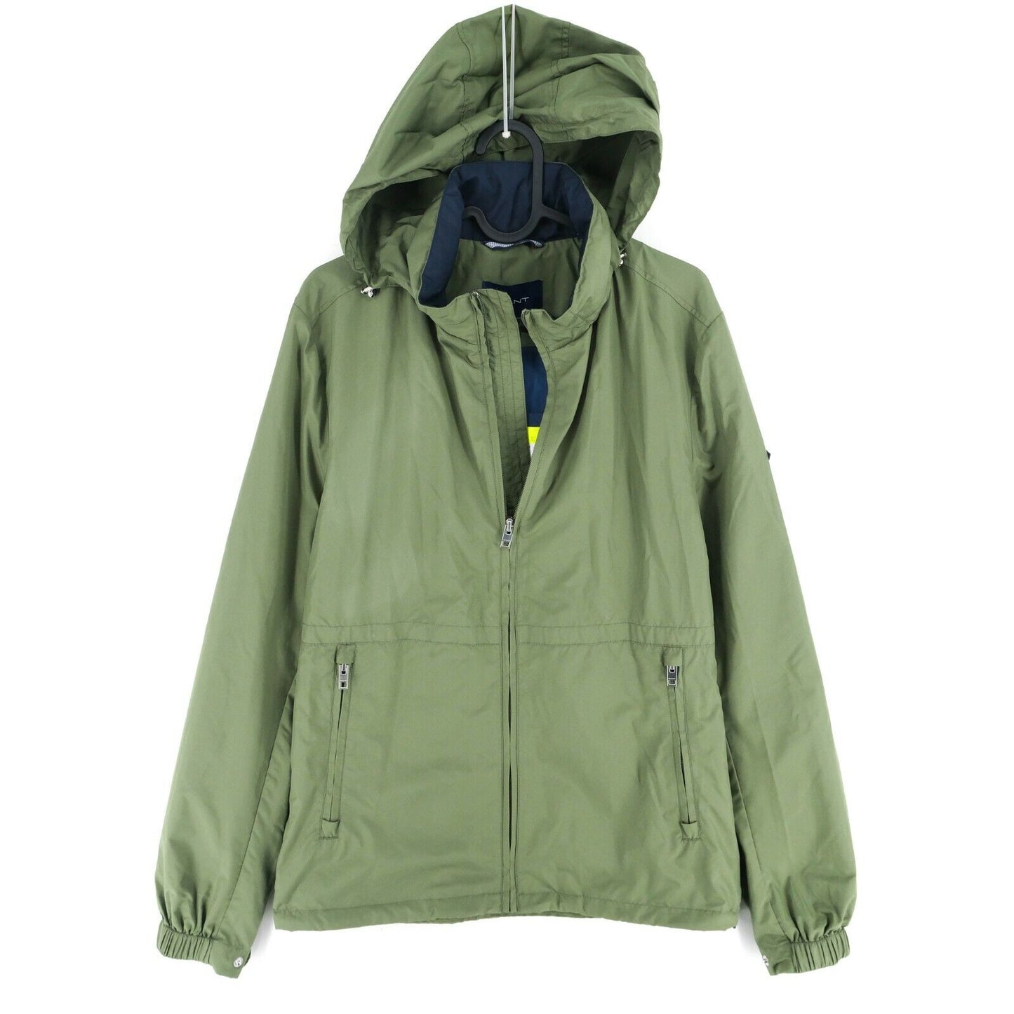 GANT Green The Light Wind Shielder Hooded Jacket Coat Size S