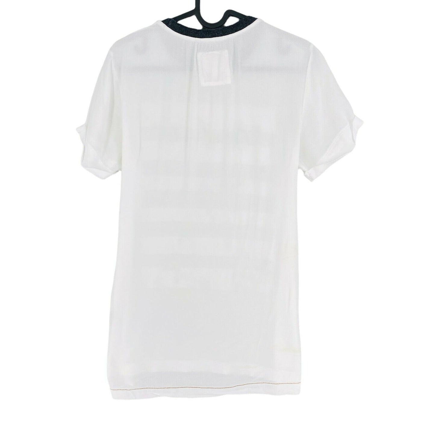 LA MARTINA White Crew Neck T Shirt Size 2 / S