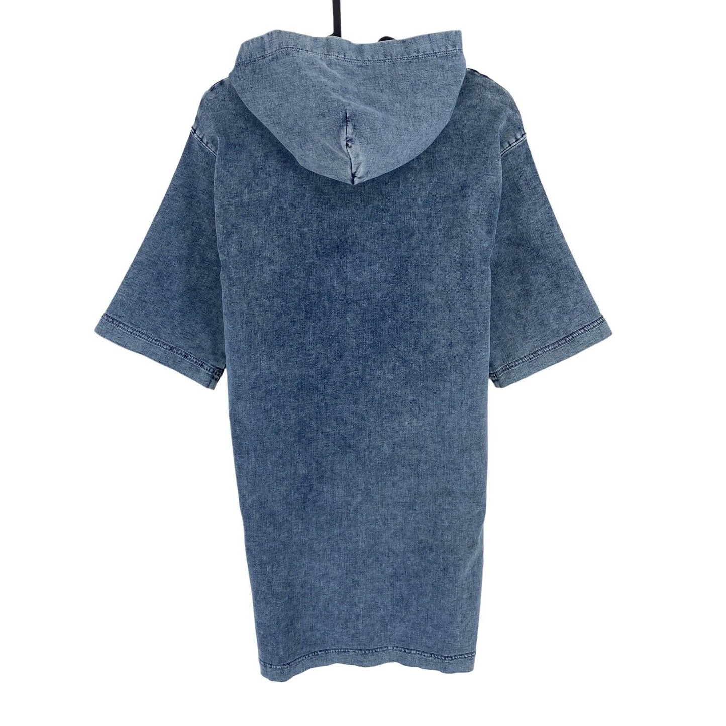 Diesel Girls Blue Denim Hoodie Dress Size 12 Years 156 cm