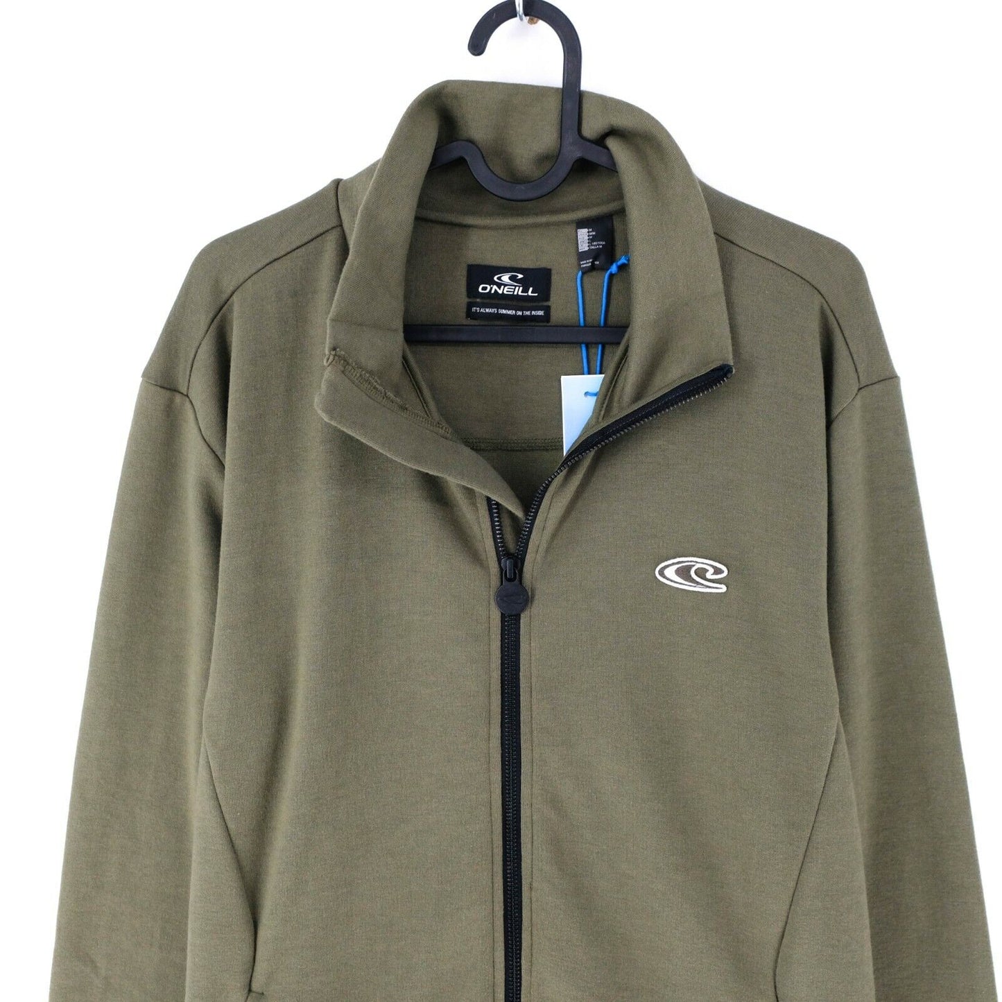 O'NEILL LM TRANSIT Cardigan Full Zip Olive Green Sweatshirt Jumper Size M