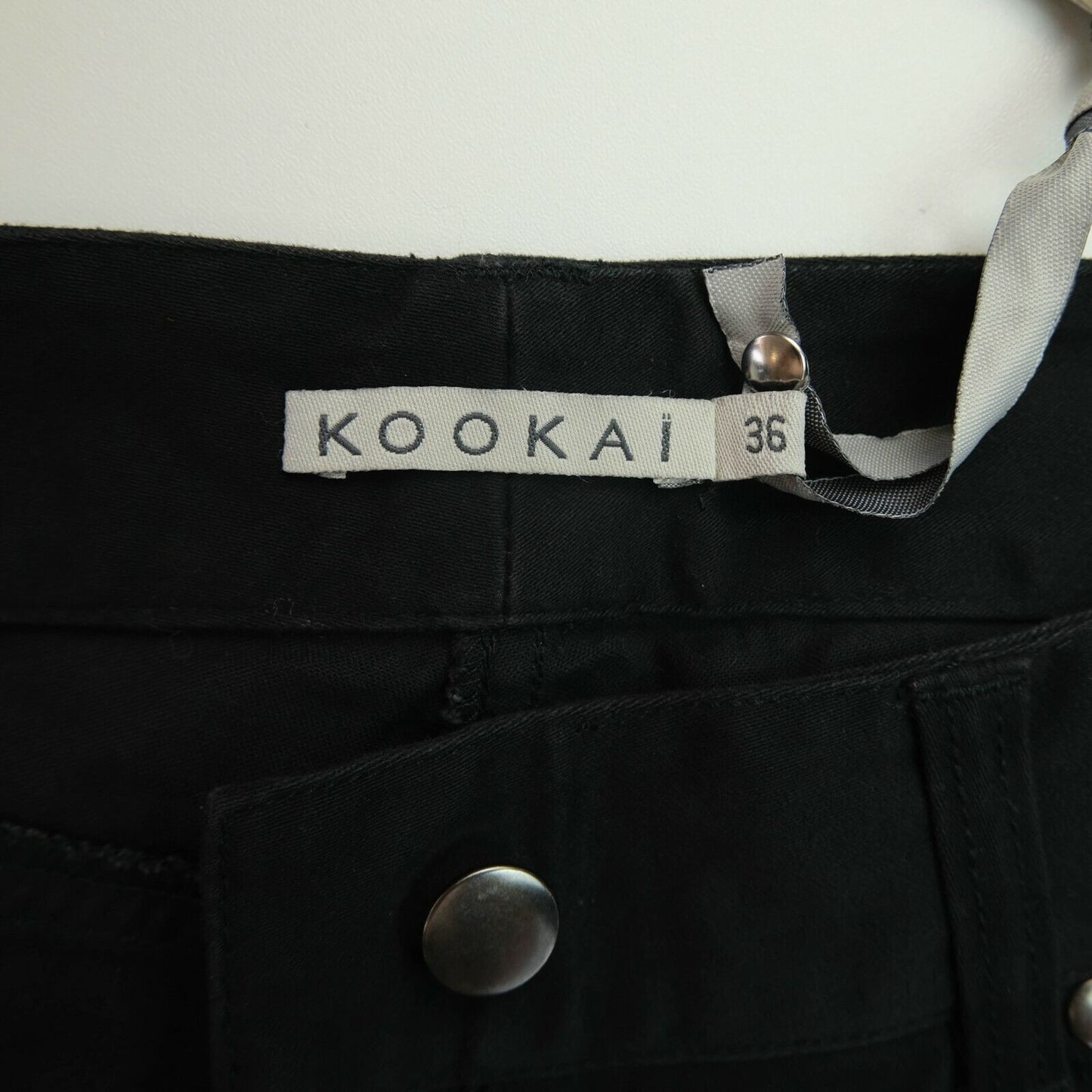 KOOKAI Black Velvet Tapered Jeans Size EU 36 / S