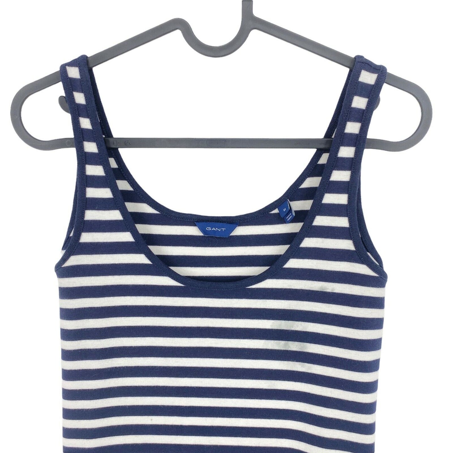 GANT Navy Blue Striped Tank Top Size M