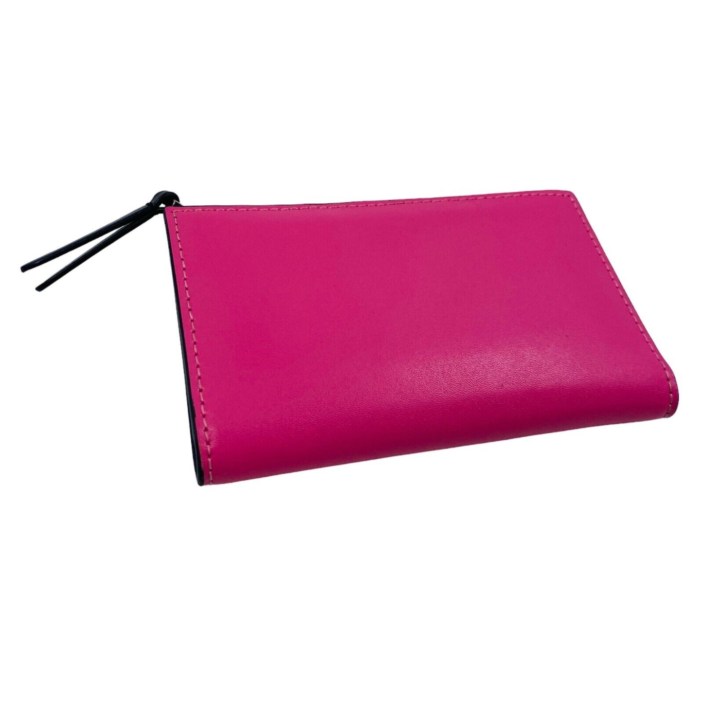 Karl Lagerfeld Pink Women Leather Wallet Card Holder