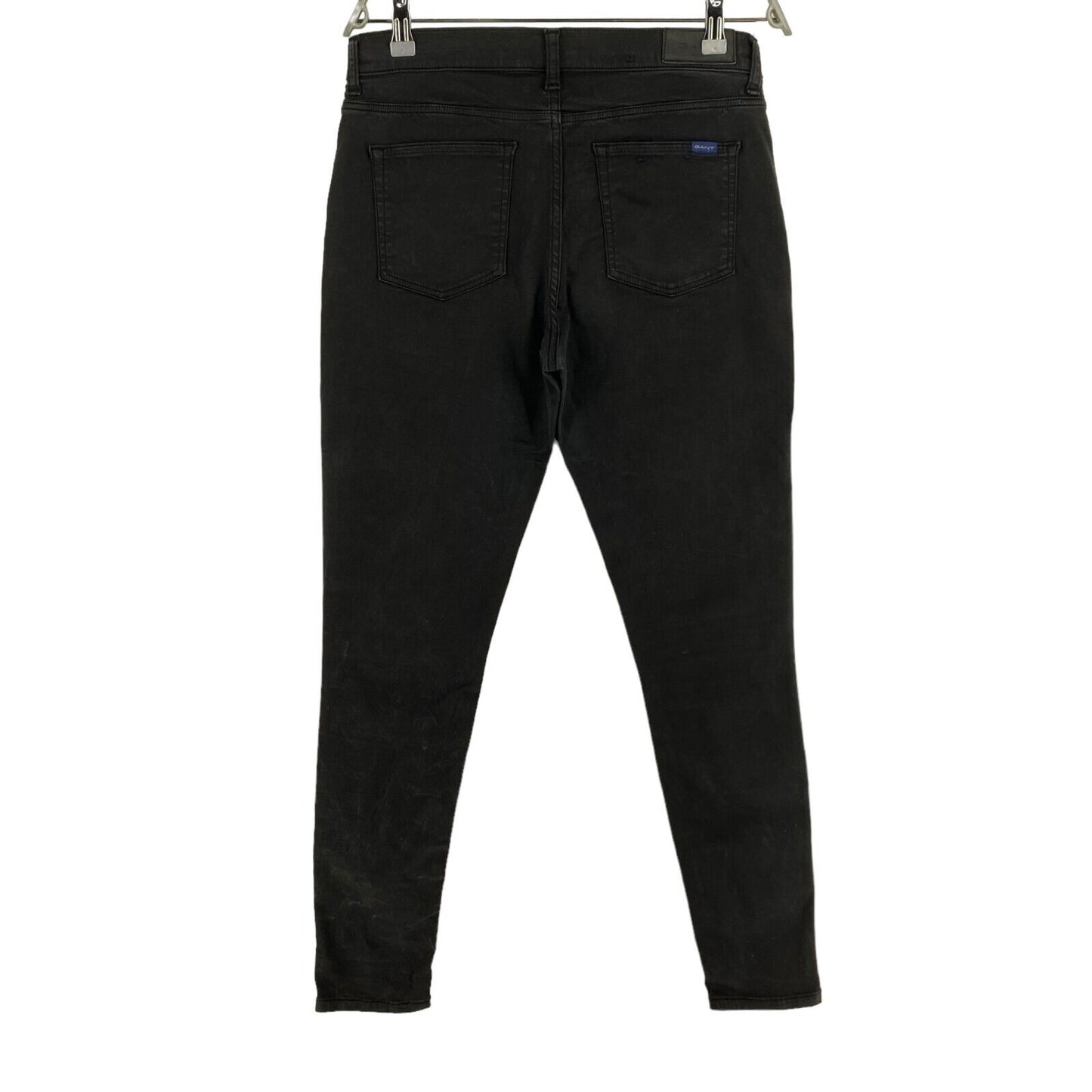 GANT – Schwarze Skinny-Jeans „Nella Travel Indigo“ in Größe M