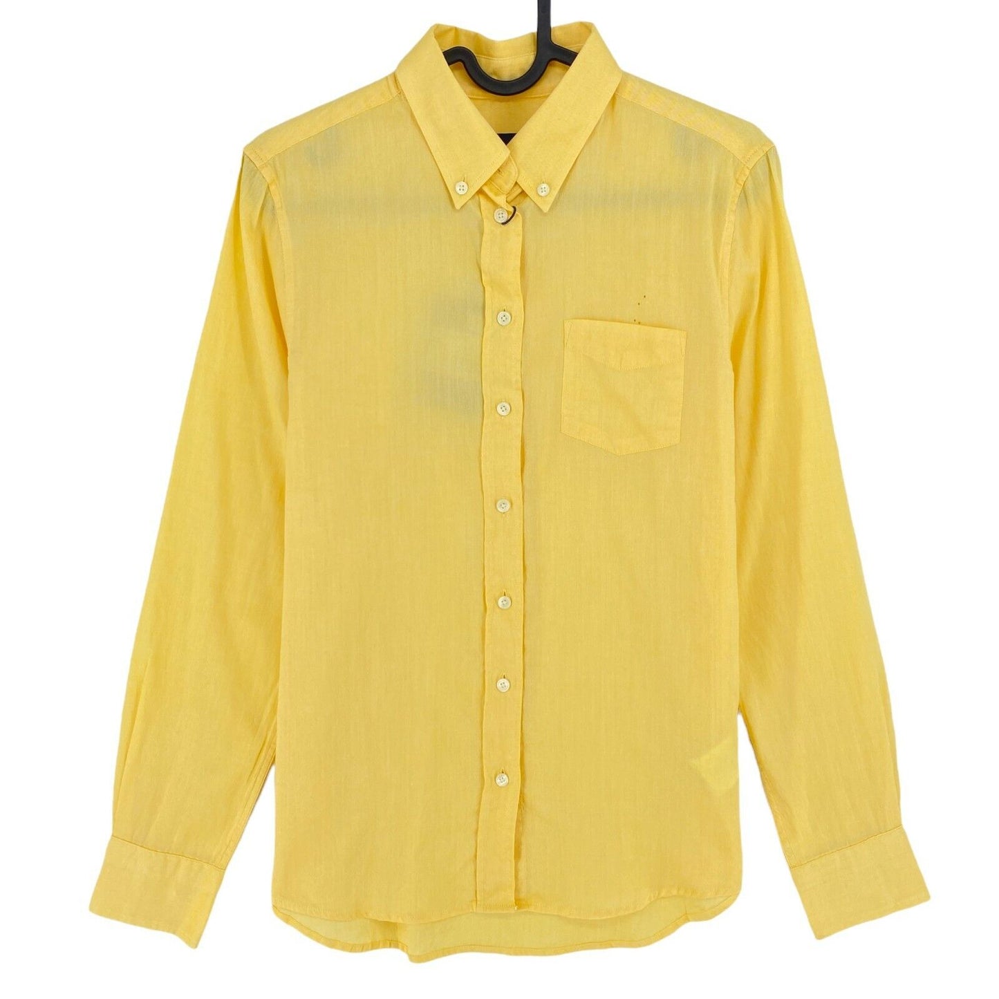 GANT Yellow Regular Air Oxford Long Sleeves Shirt Size EU 34 UK 6 US 4