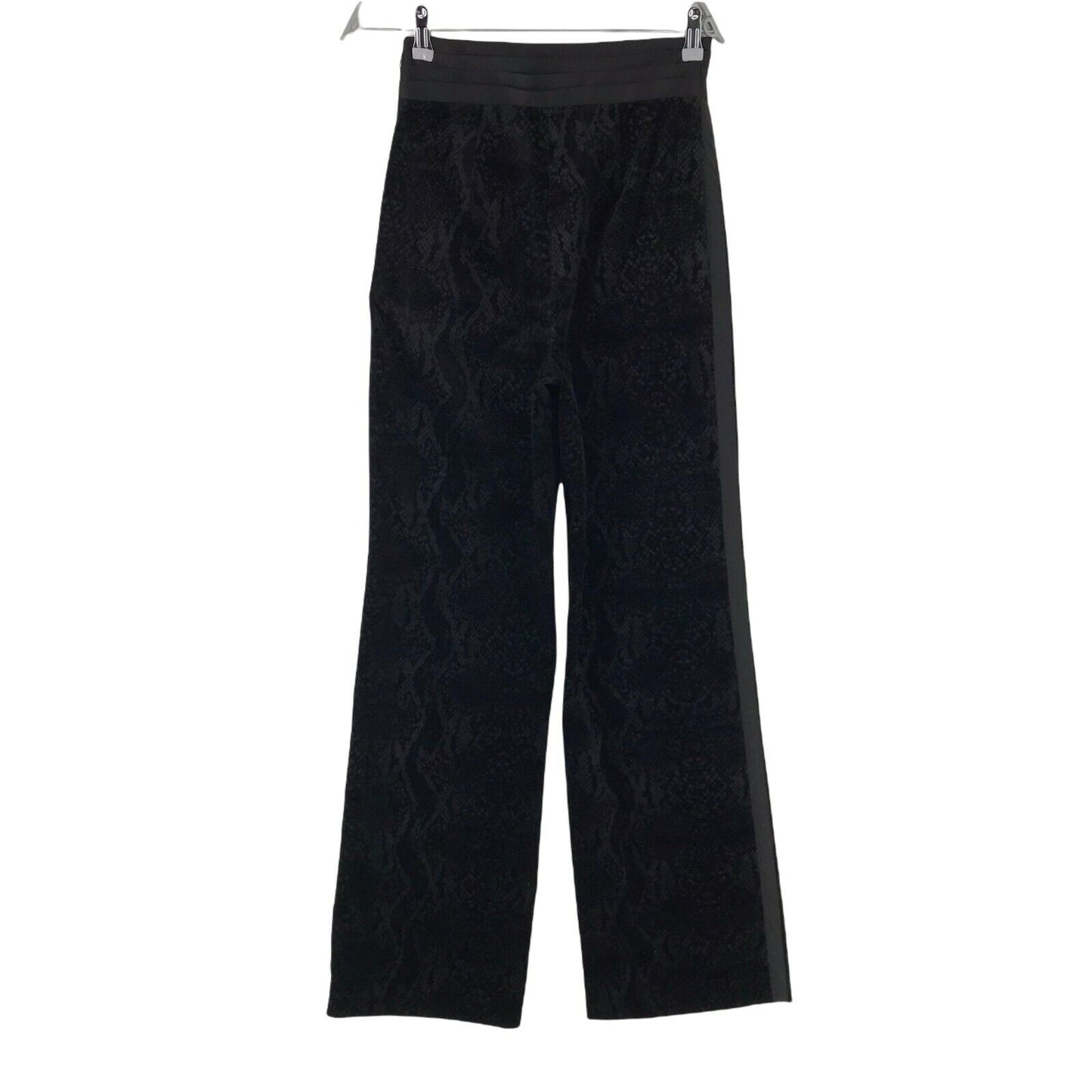 Tommy Hilfiger x Zendaya Women Black Regular Wide Leg Fit Trousers 4 W26