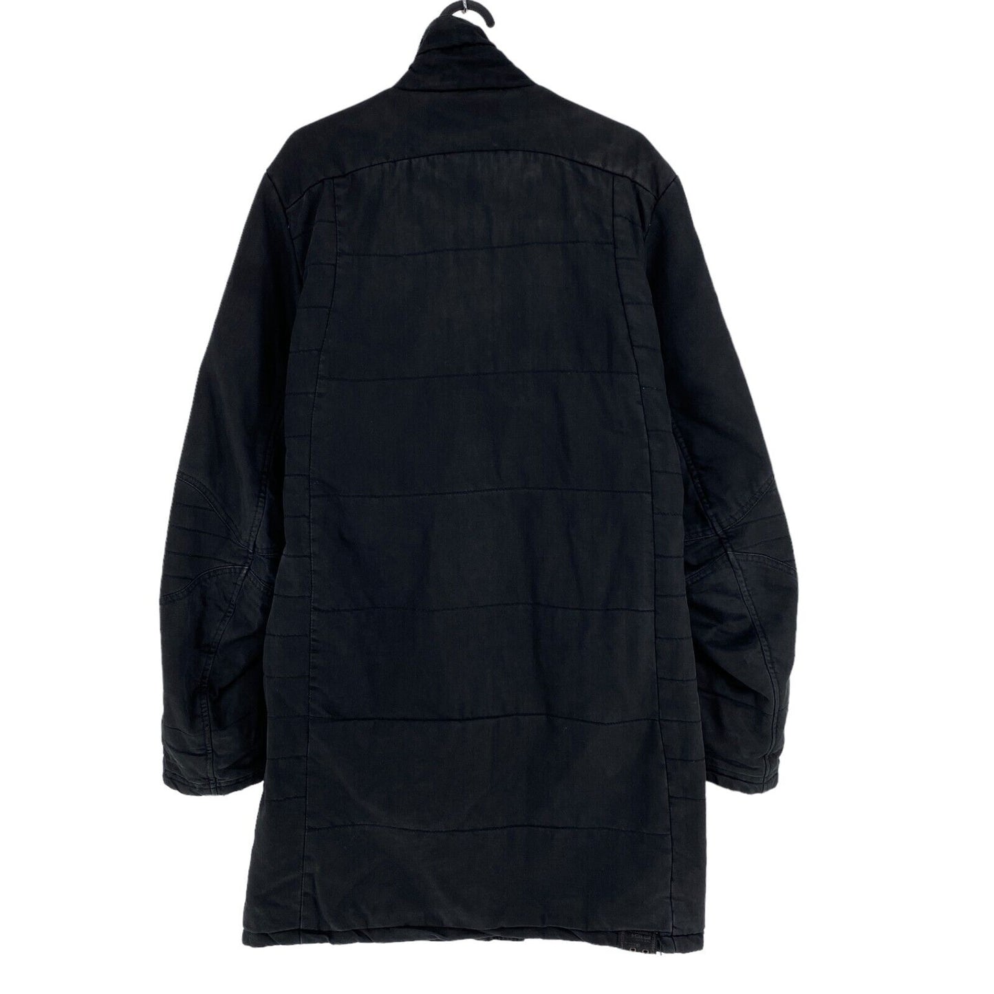 G-STAR RAW LAKE Black 100% Cotton Over Coat Jacket Size L