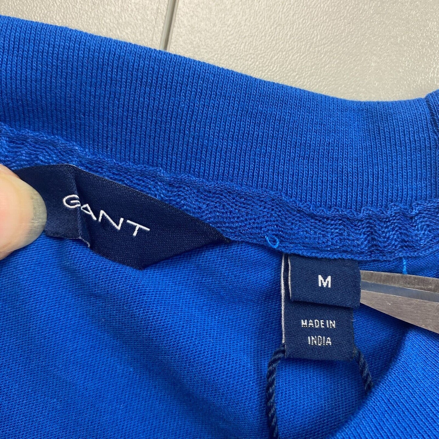 GANT Blue Icon G Essential T-Shirt mit Rundhalsausschnitt, Größe M