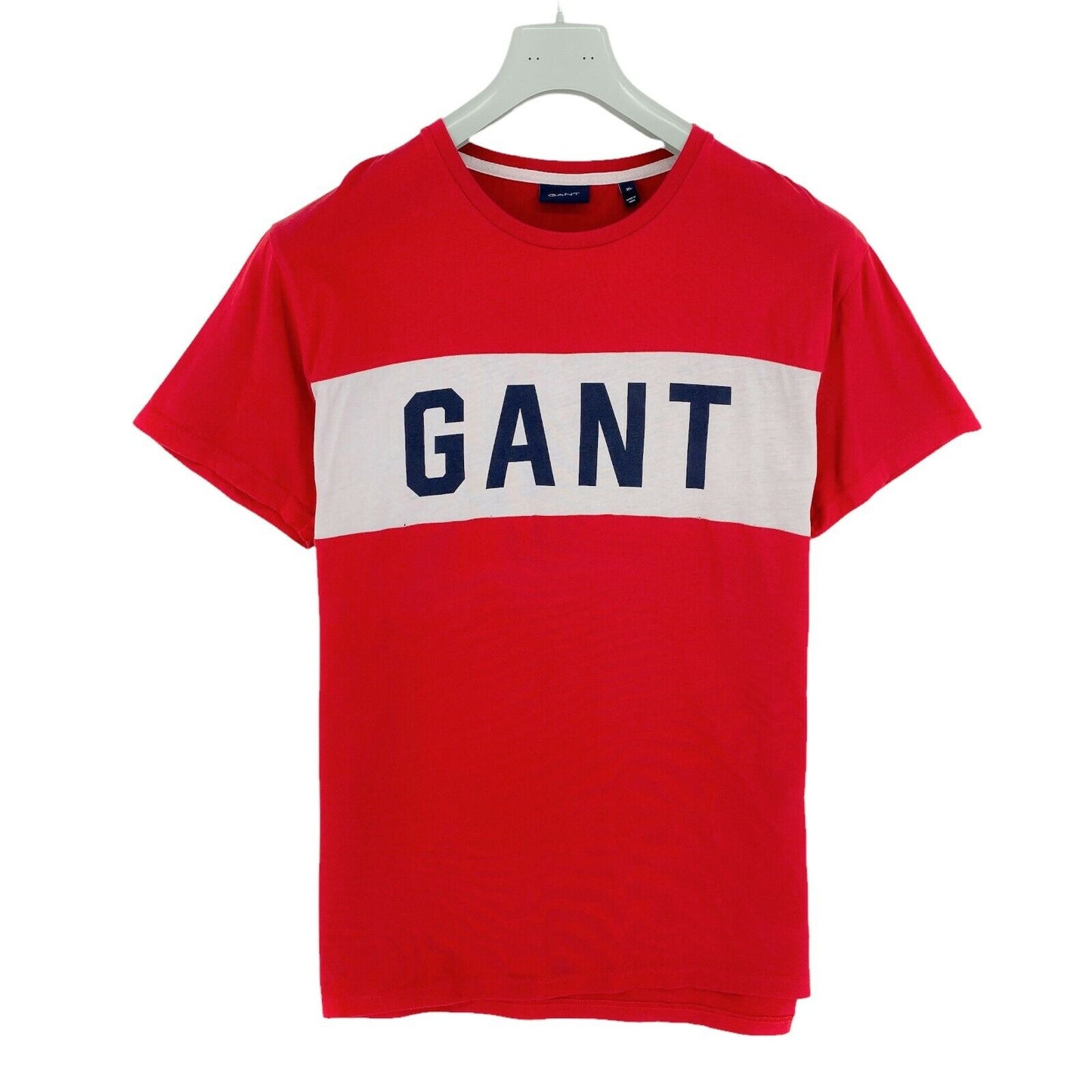 GANT T-shirt rouge à col rond Taille XL