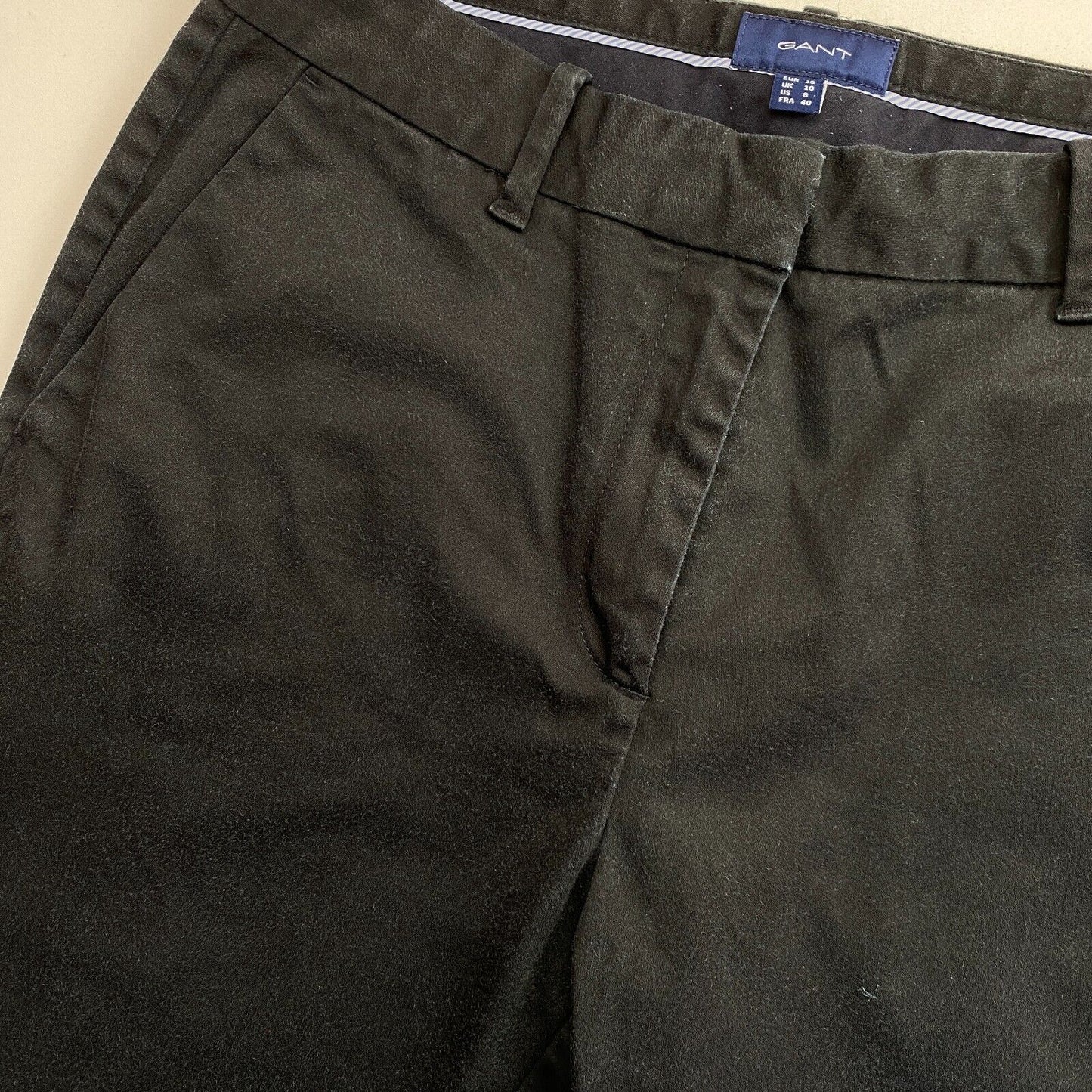 GANT Schwarze Tech Prep Chinohose, Größe EU 38, UK 10, US 8