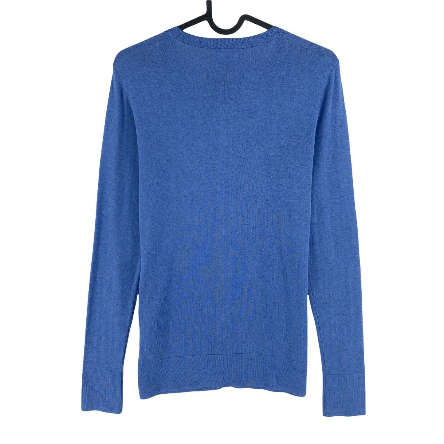 NAUTICA Bleu Crew Neck Coton Mélange Cardigan Pull Taille XS