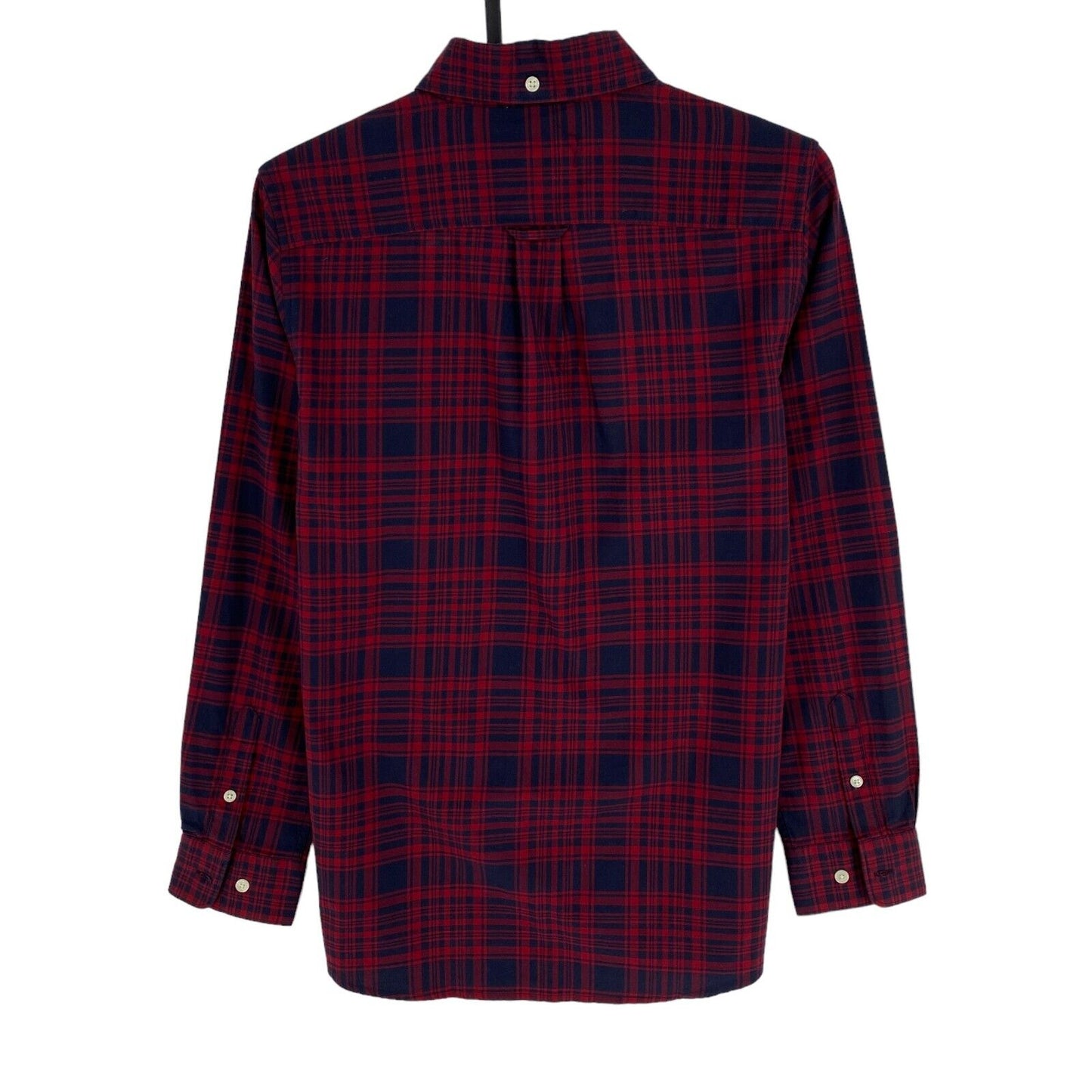 GANT Boys Red Twill Check Long Sleeves Shirt Size 11-12 Years 146/152 cm